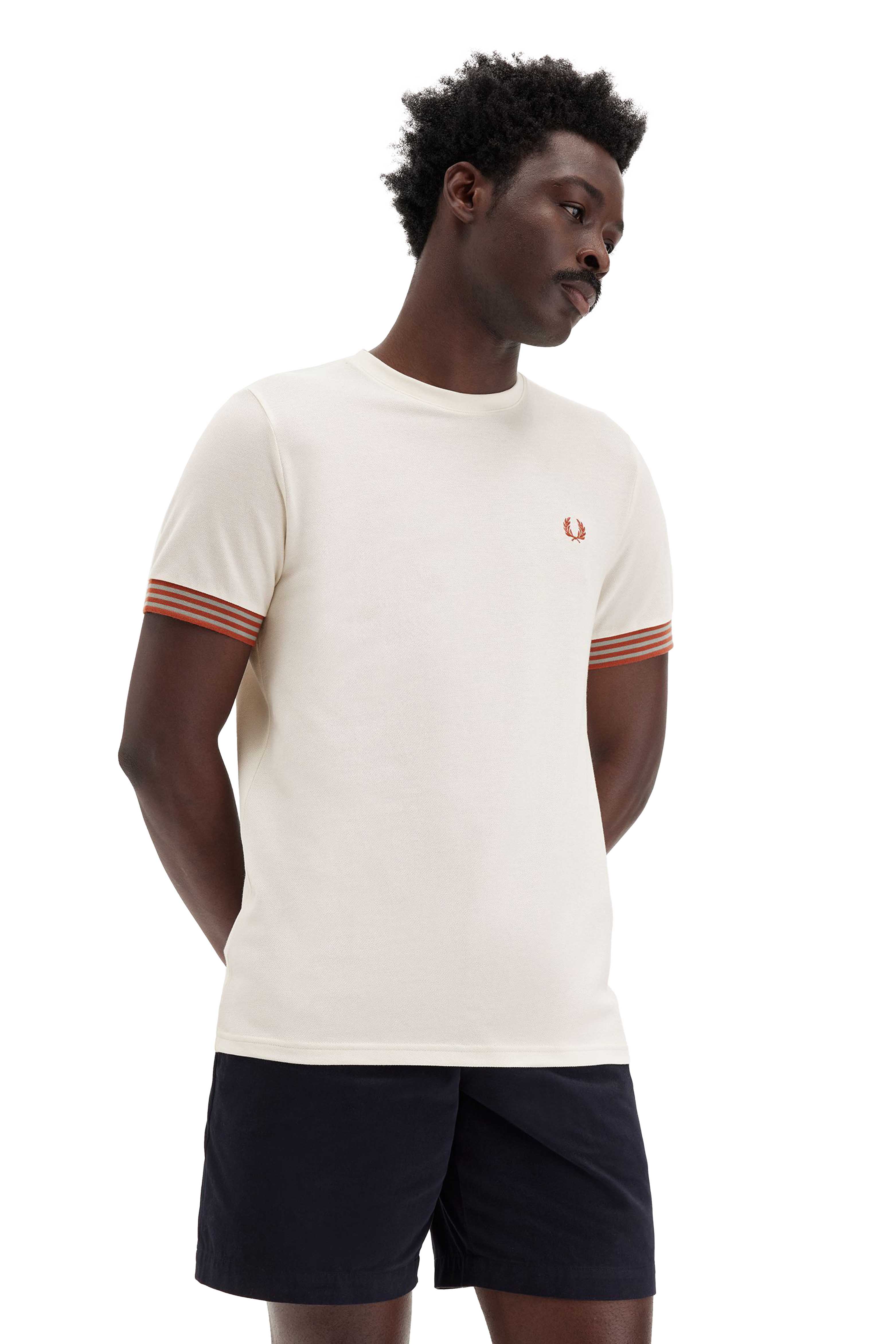 STRIPED CUFF T-SHIRT thumbnail 3