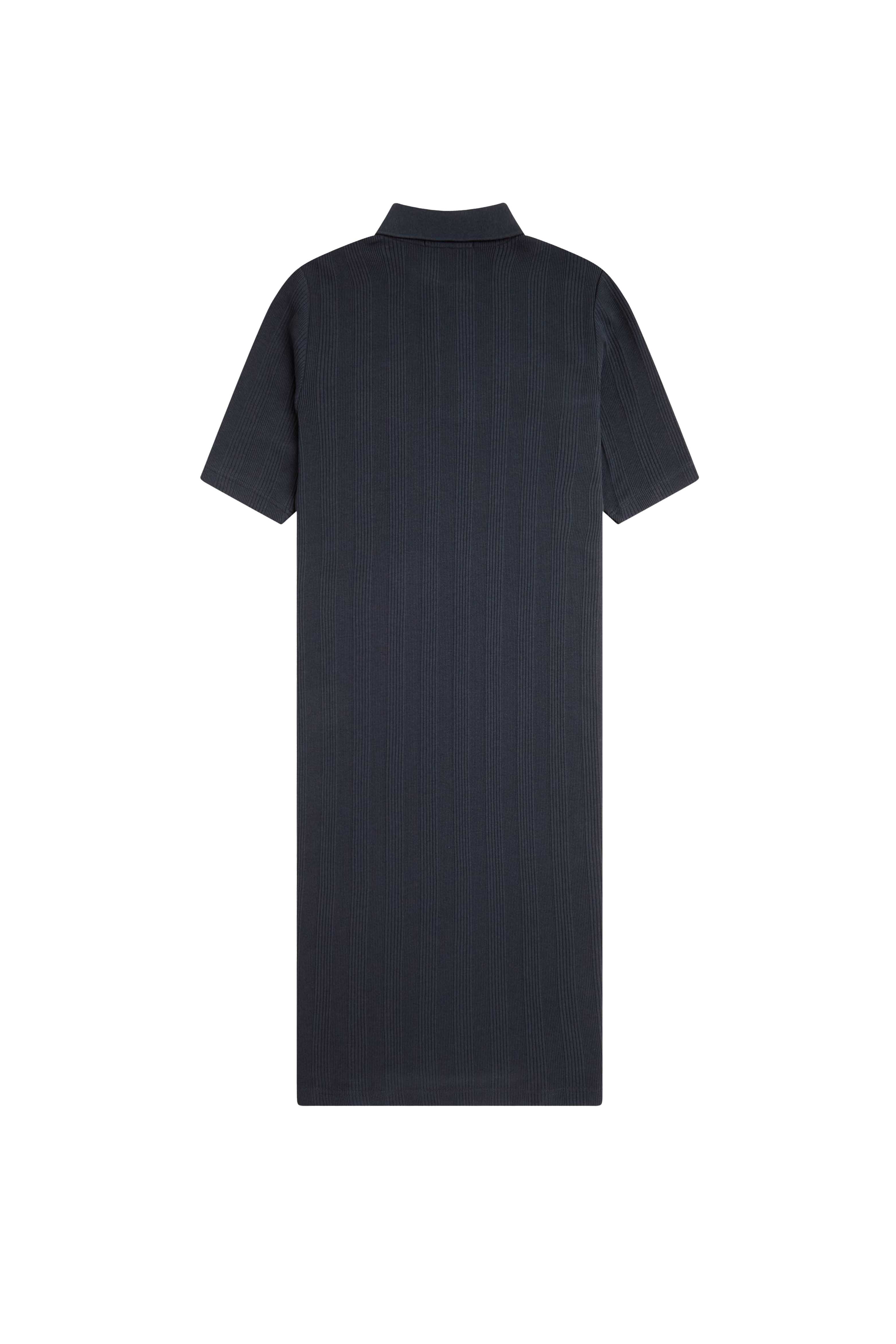 RIBBED POLO SHIRT DRESS thumbnail 2