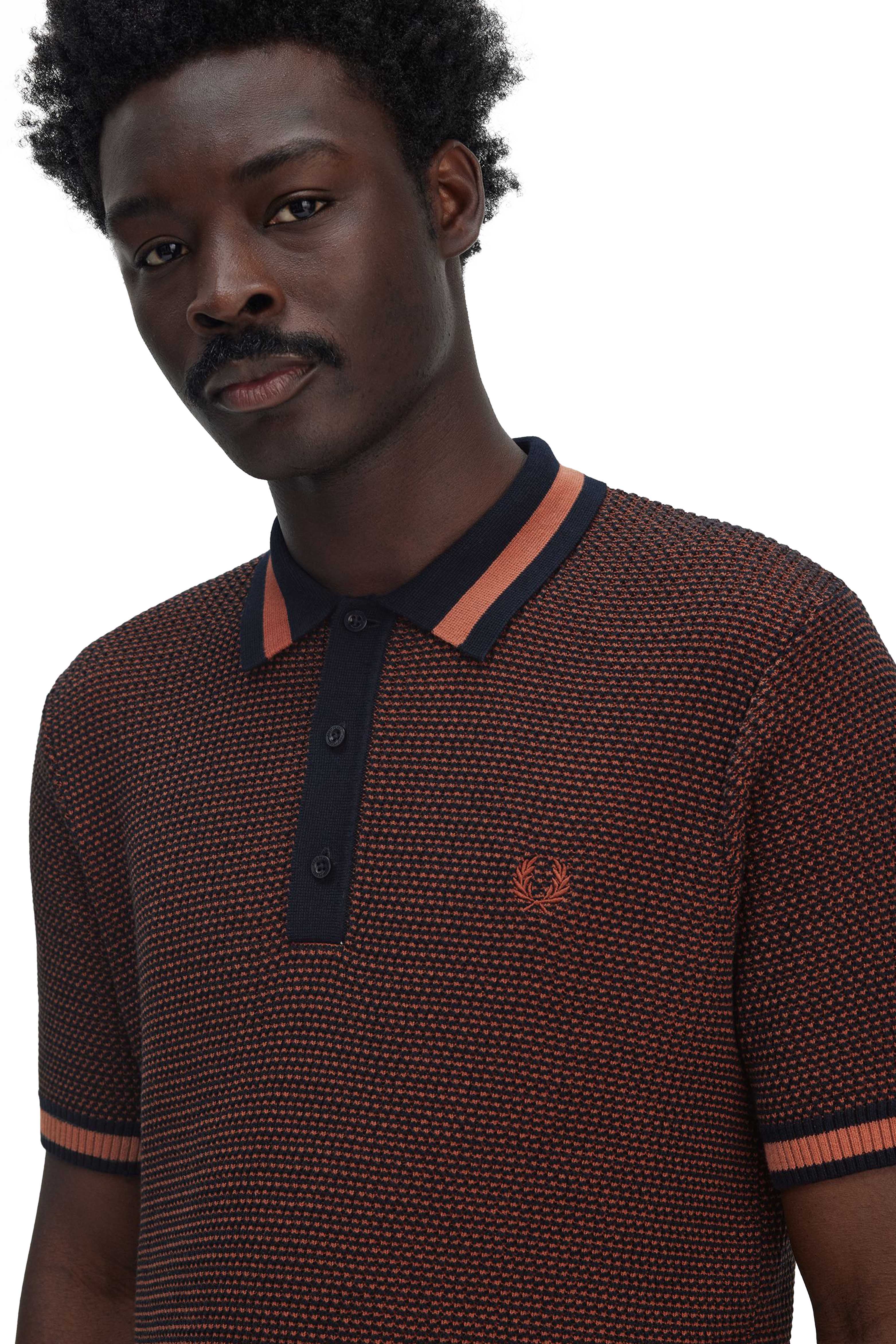 TEXTURED KNITTED SHIRT thumbnail 3