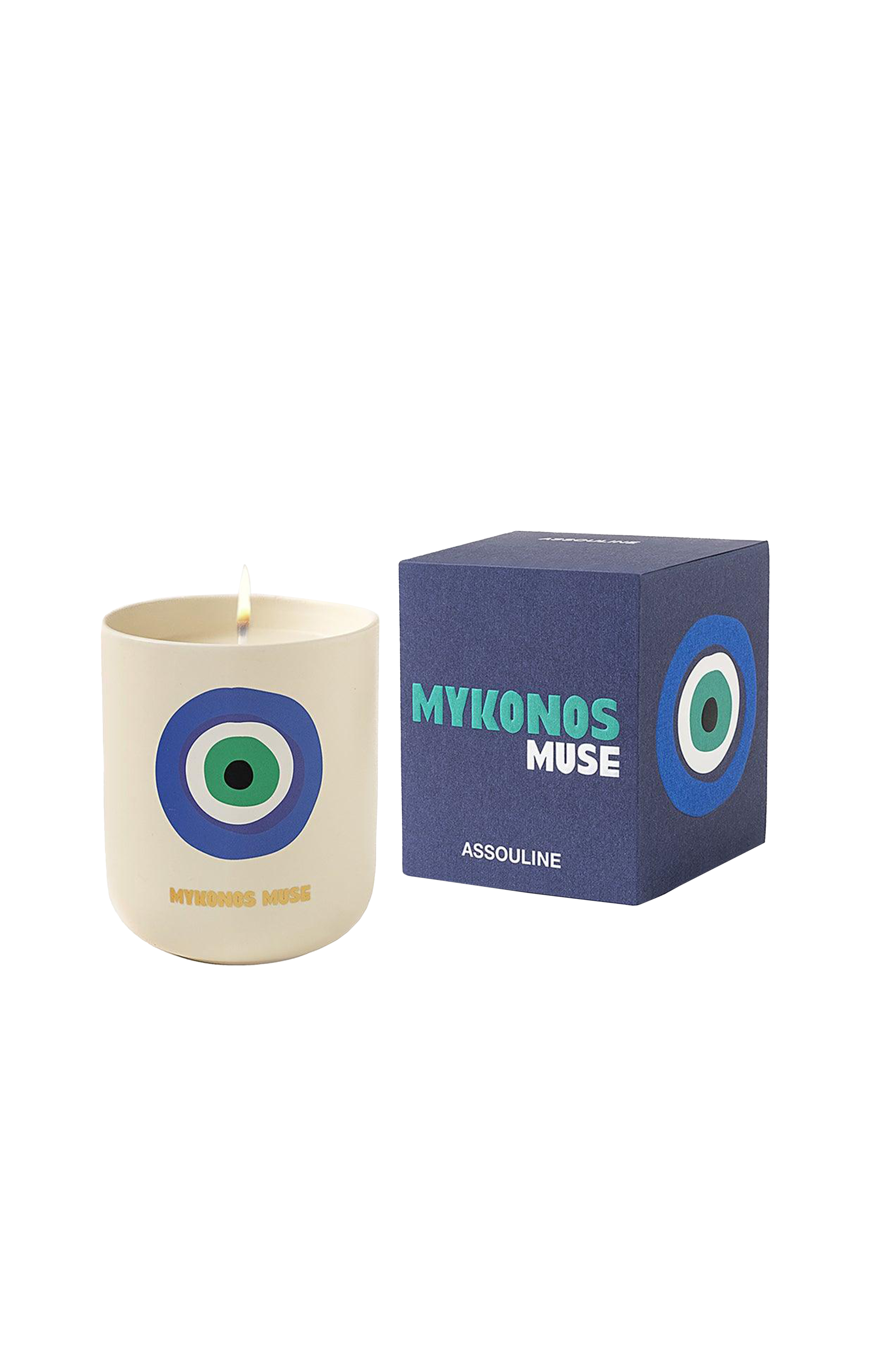ASSOULINE-MYKONOS MUSE TRAVEL CANDLE