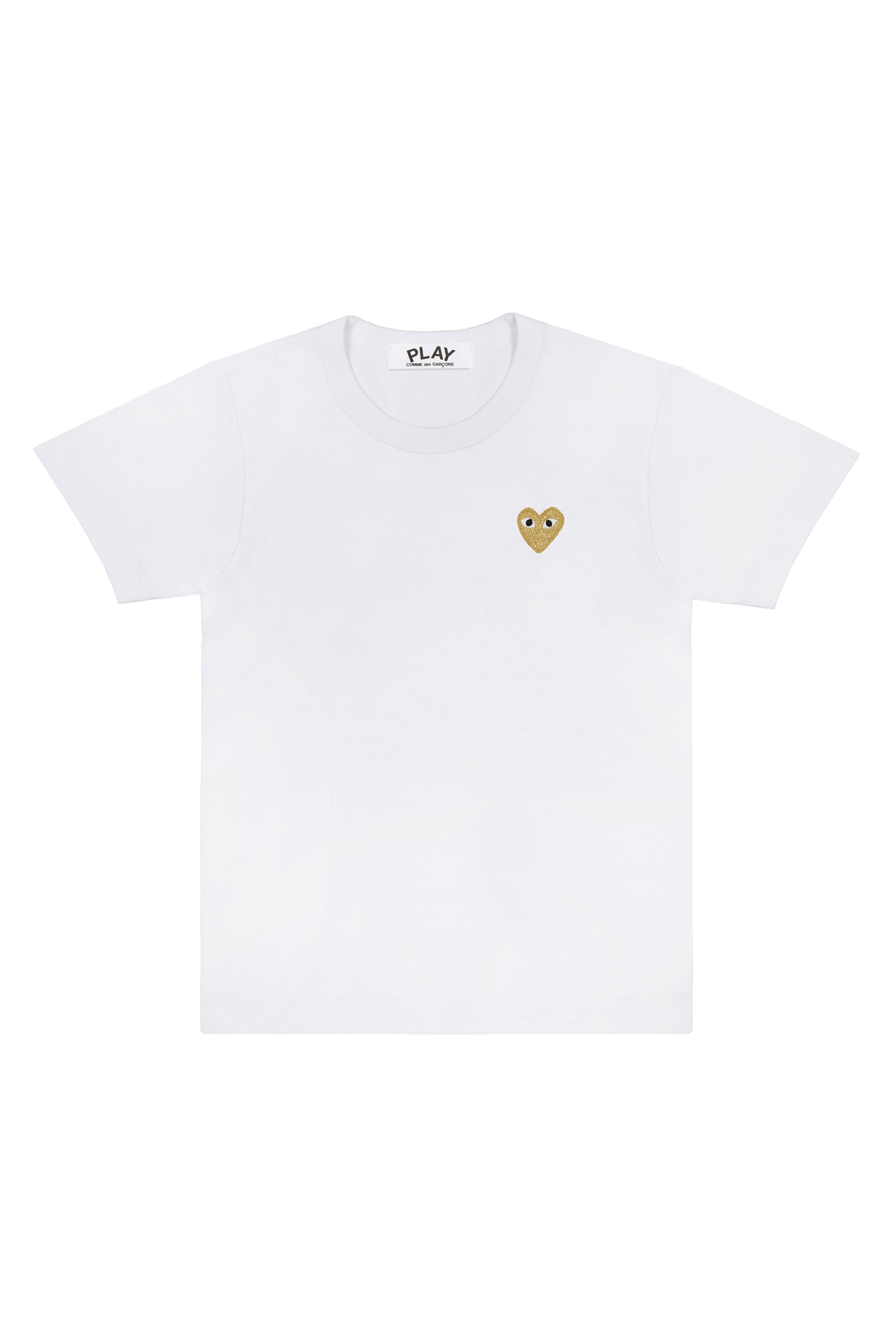 PLAY T-SHIRT WITH GOLD HEART