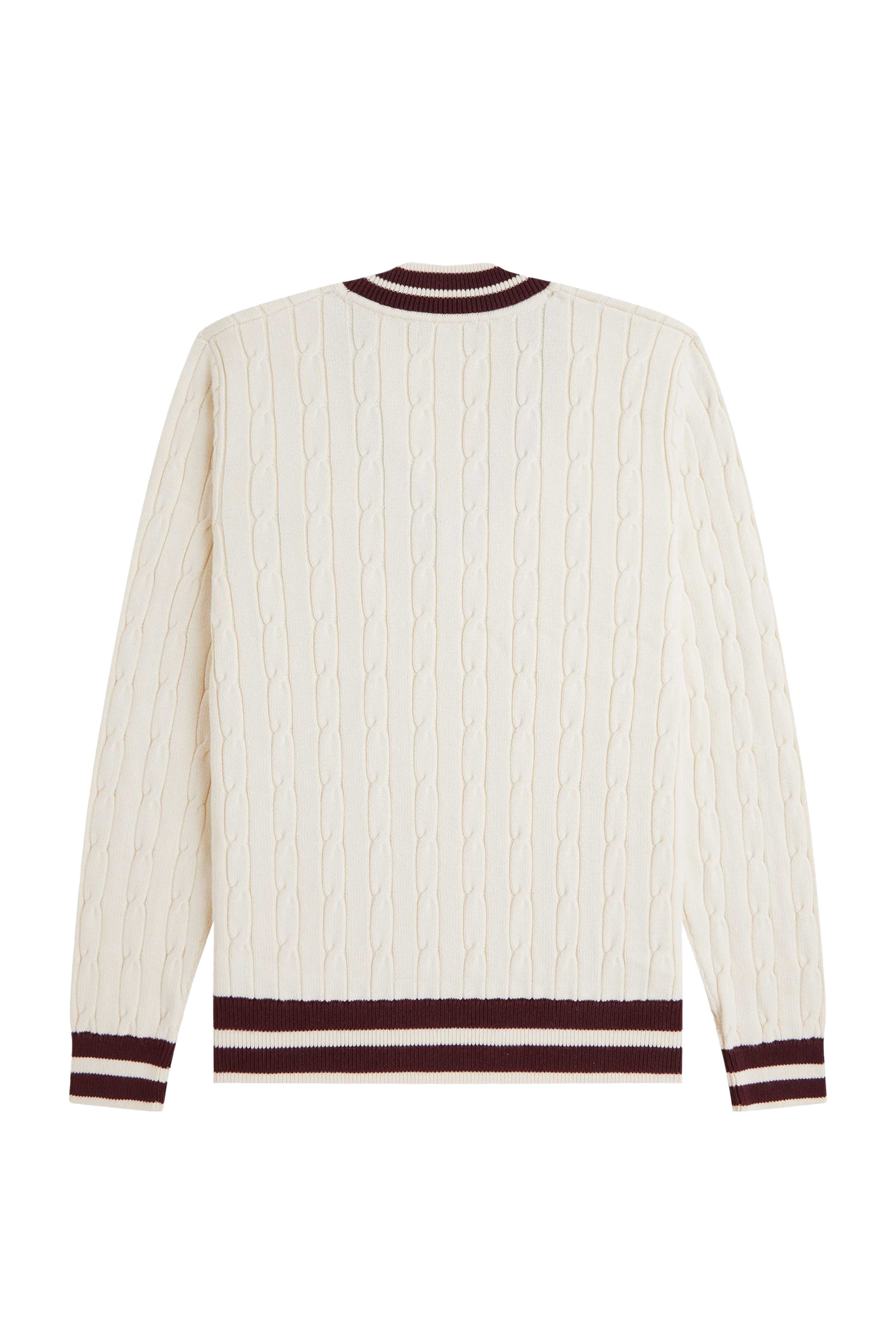 CABLE KNIT TENNIS JUMPER thumbnail 2