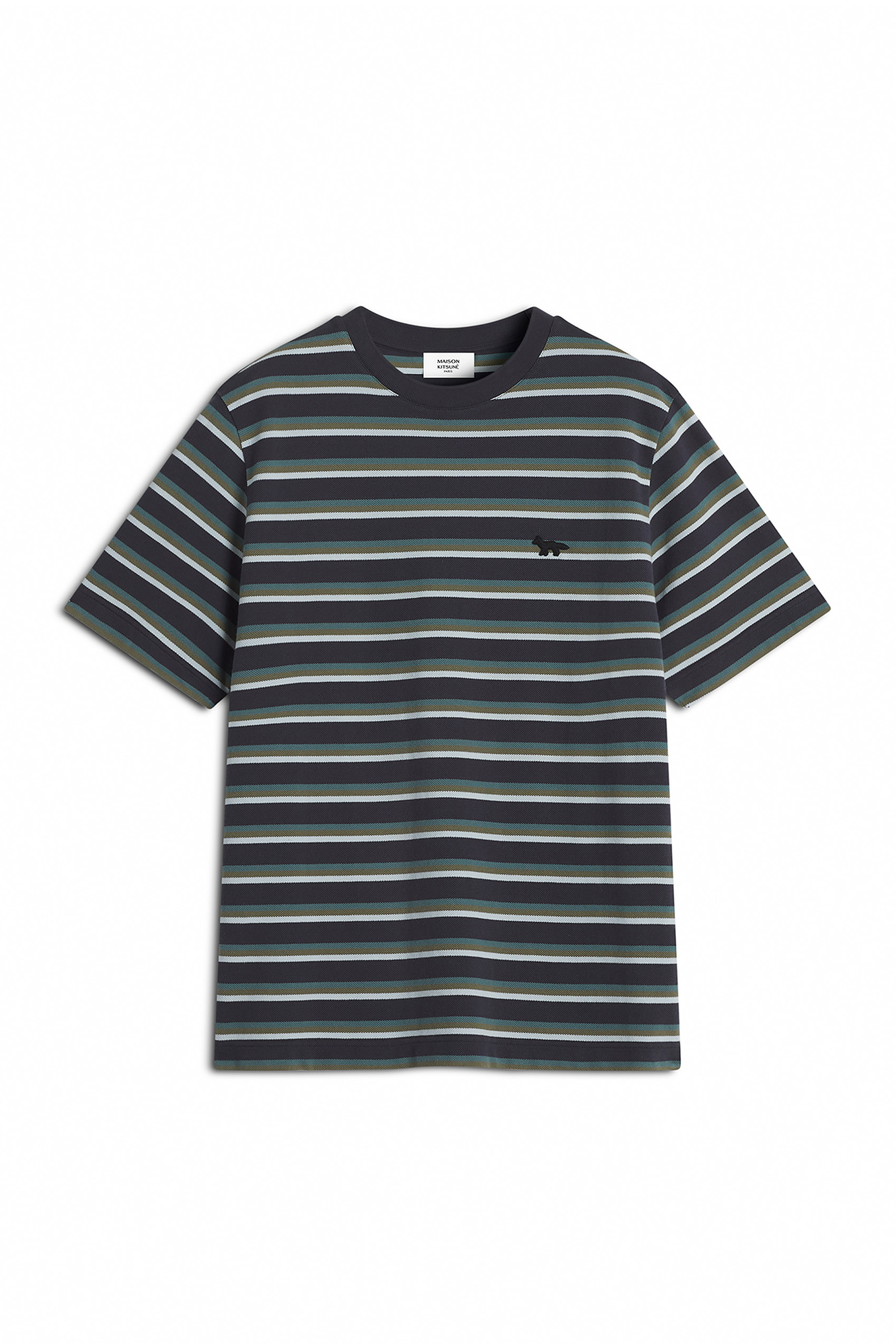 MENS T-SHIRT DOUBLE FOX HEAD PATCH