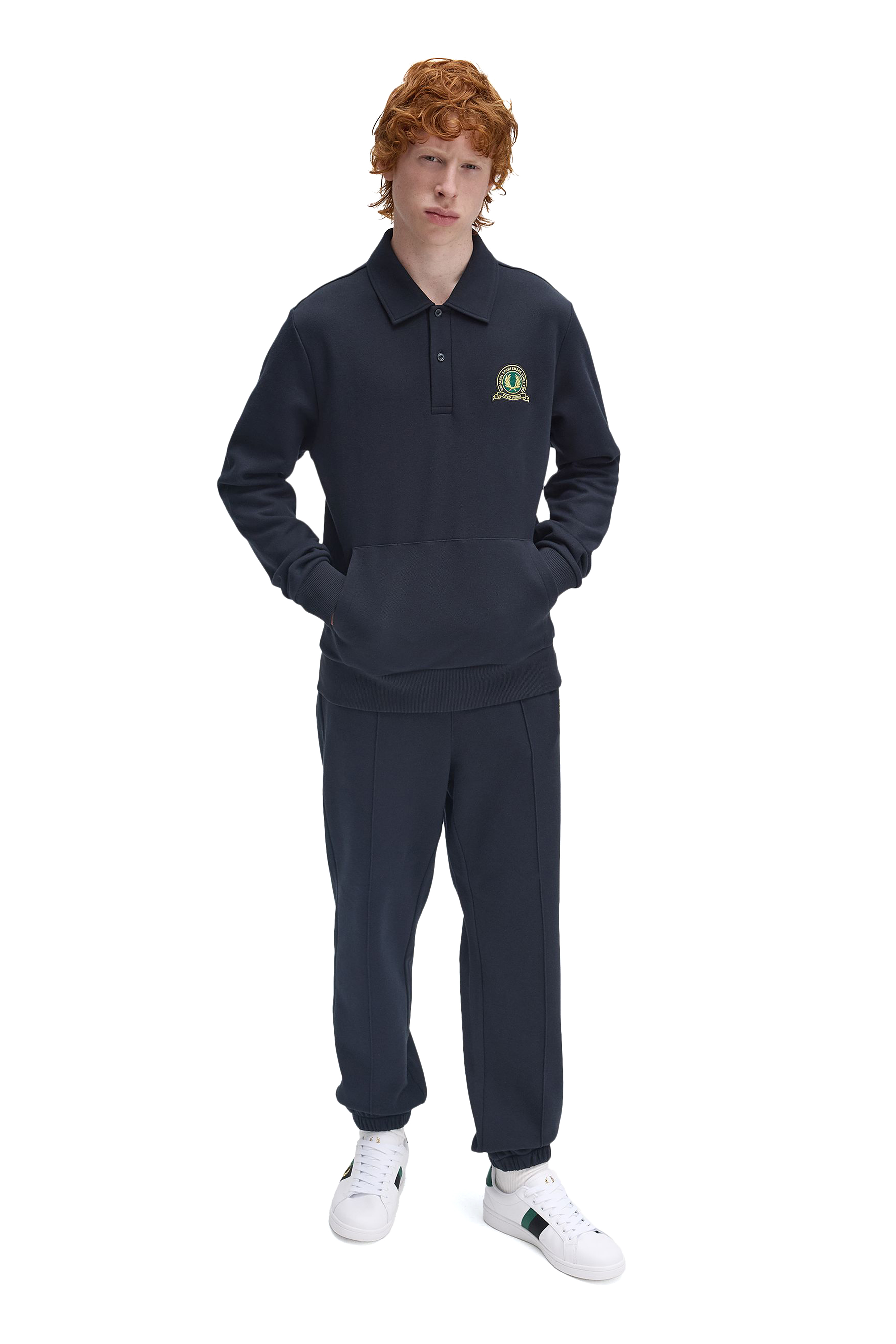 TENNIS BADGE COLLARED SWEATSHIRT thumbnail 3