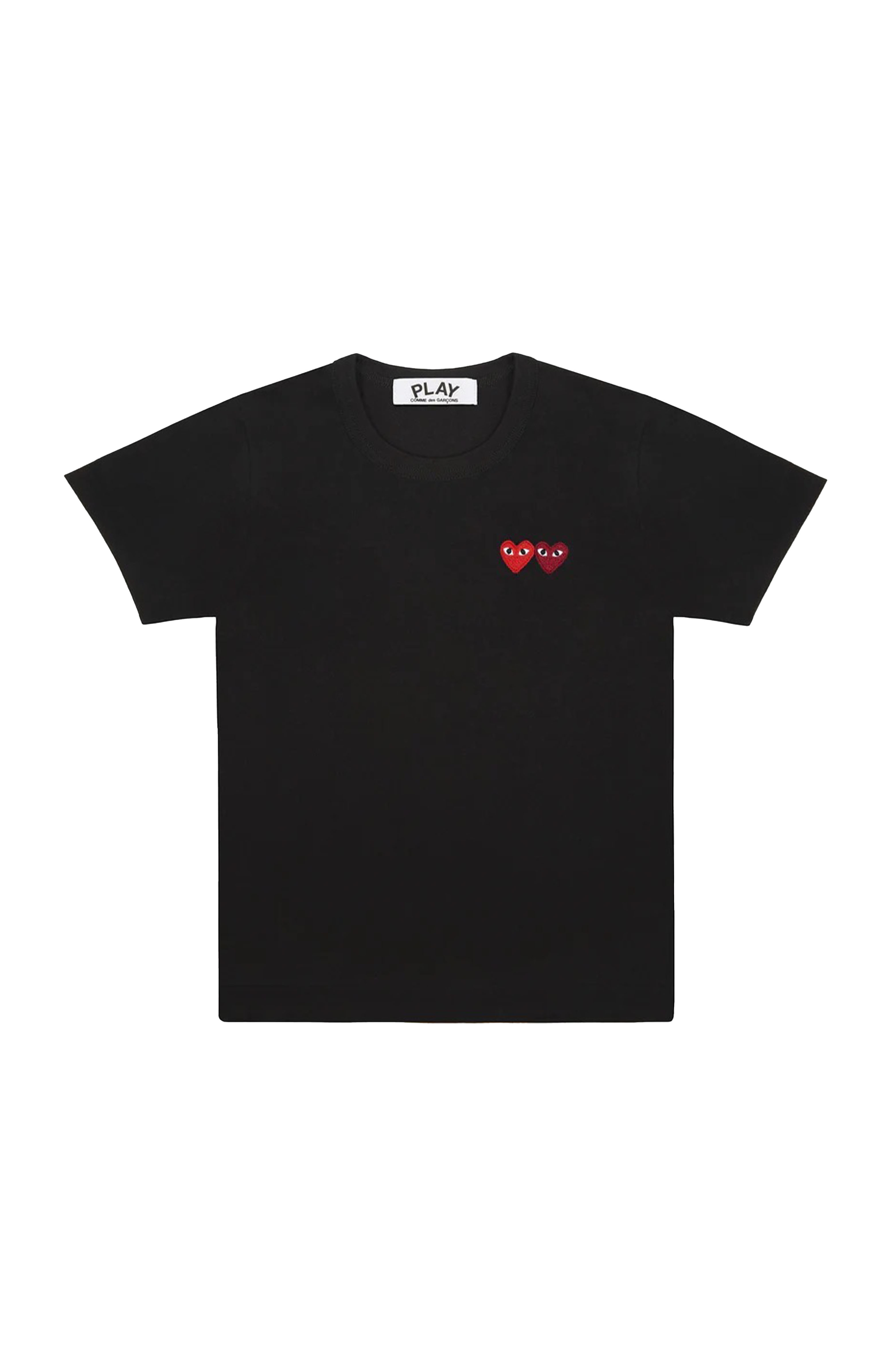 PLAY PLAIN CREW T-SHIRT DOUBLE AQ