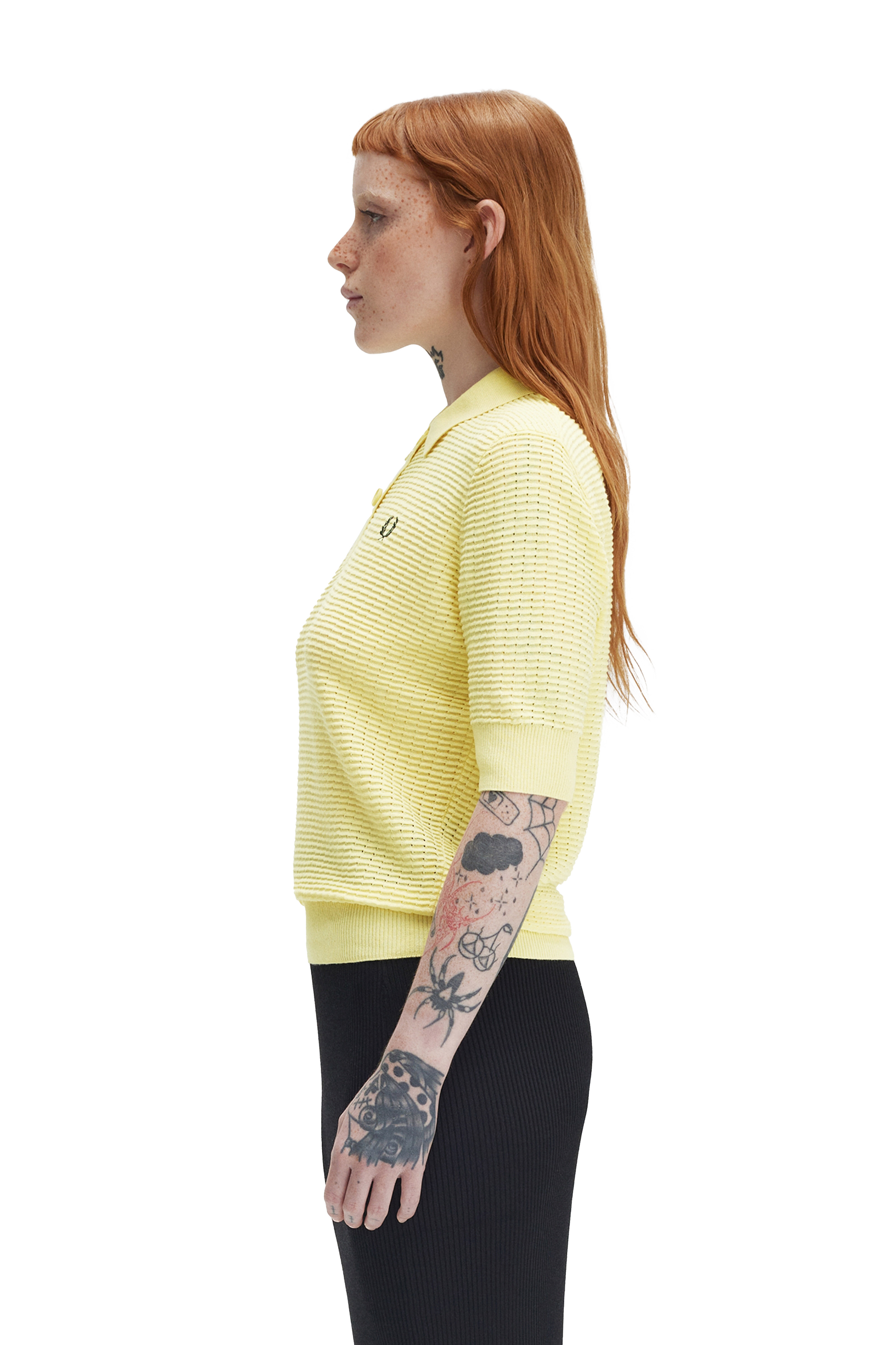 TEXTURED KNIT POLO SHIRT thumbnail 7