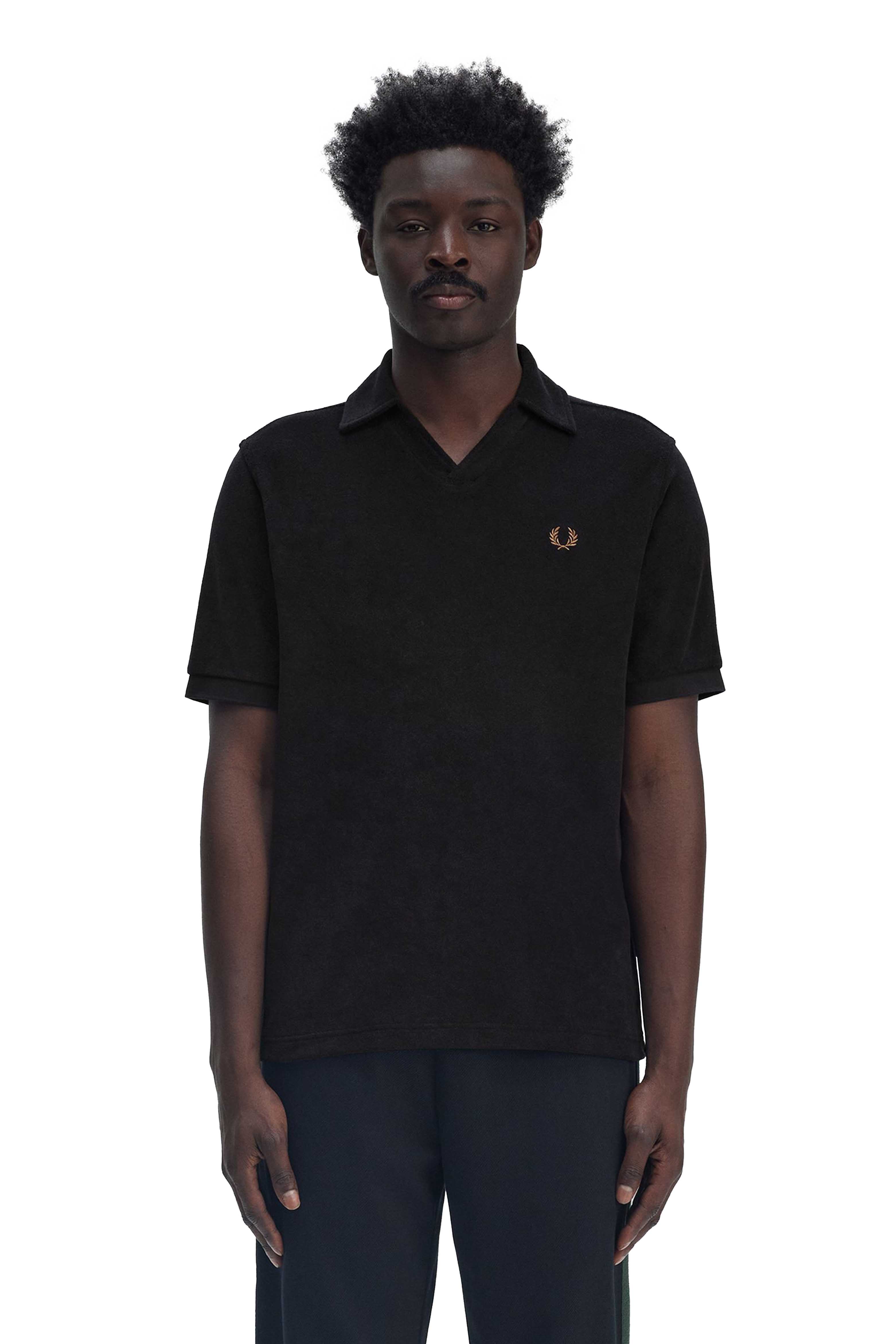 OPEN COLLAR TOWELLING POLO thumbnail 5