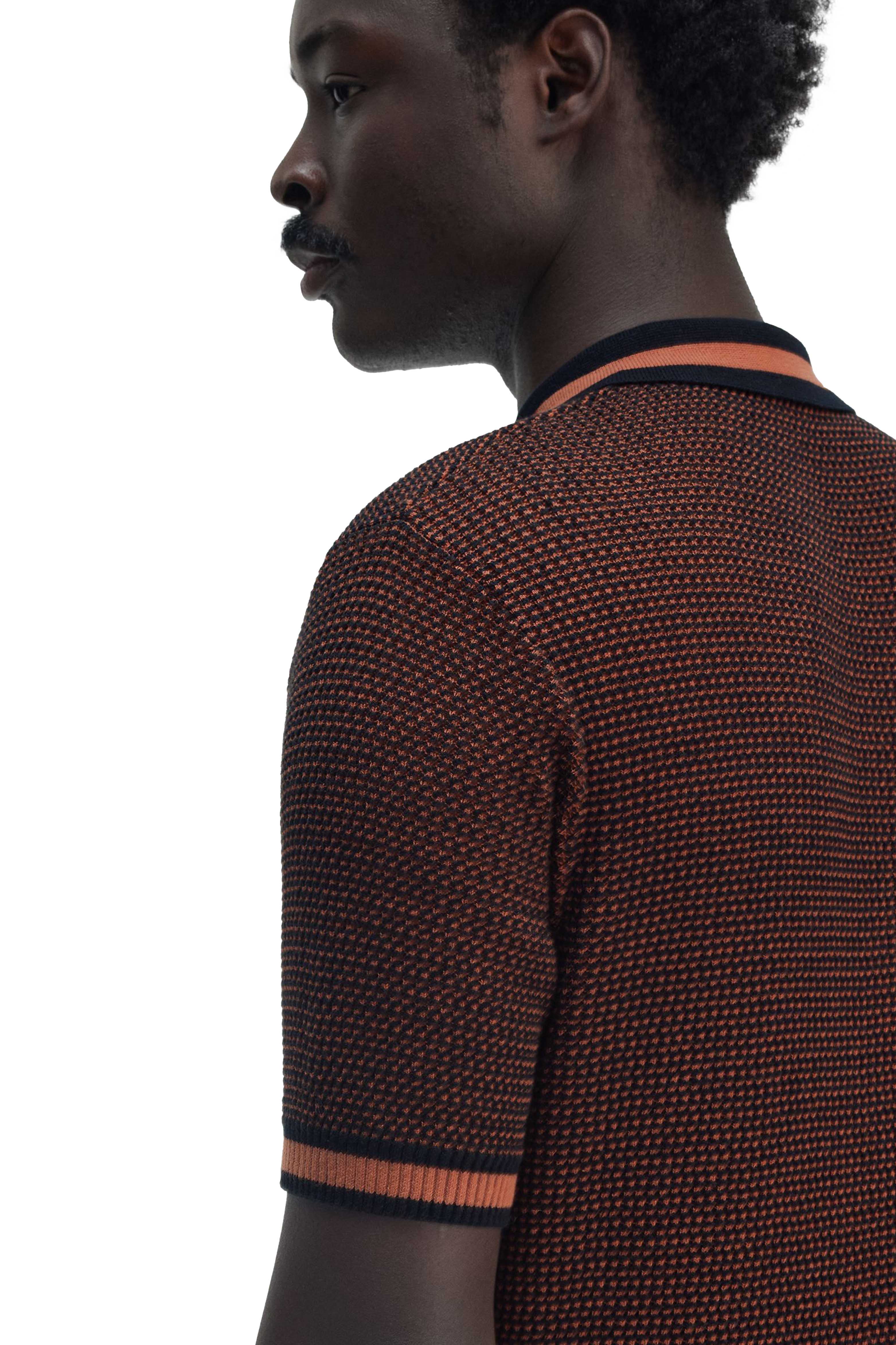 TEXTURED KNITTED SHIRT thumbnail 5