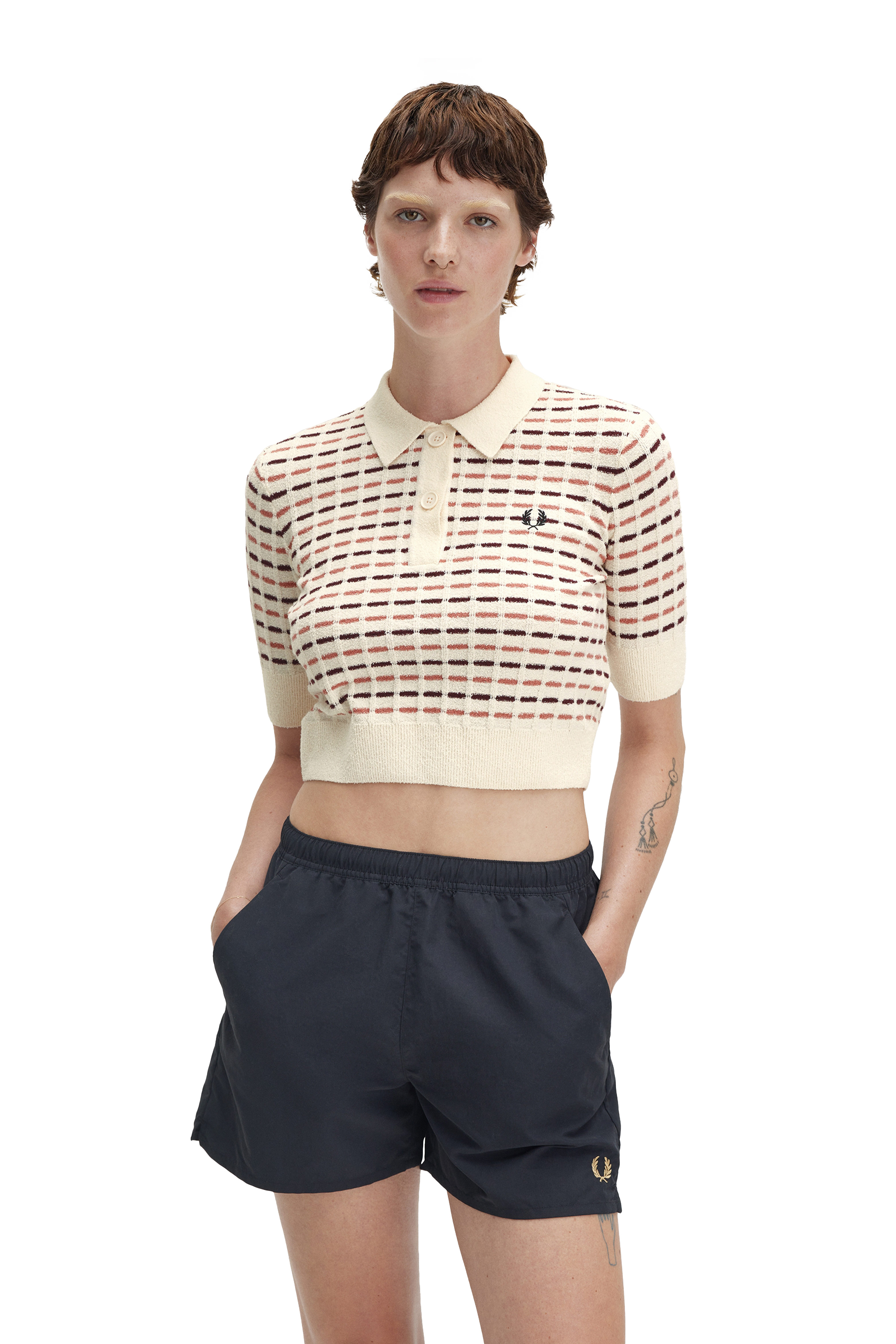 BOUCLE KNITTED POLO SHIRT thumbnail 3