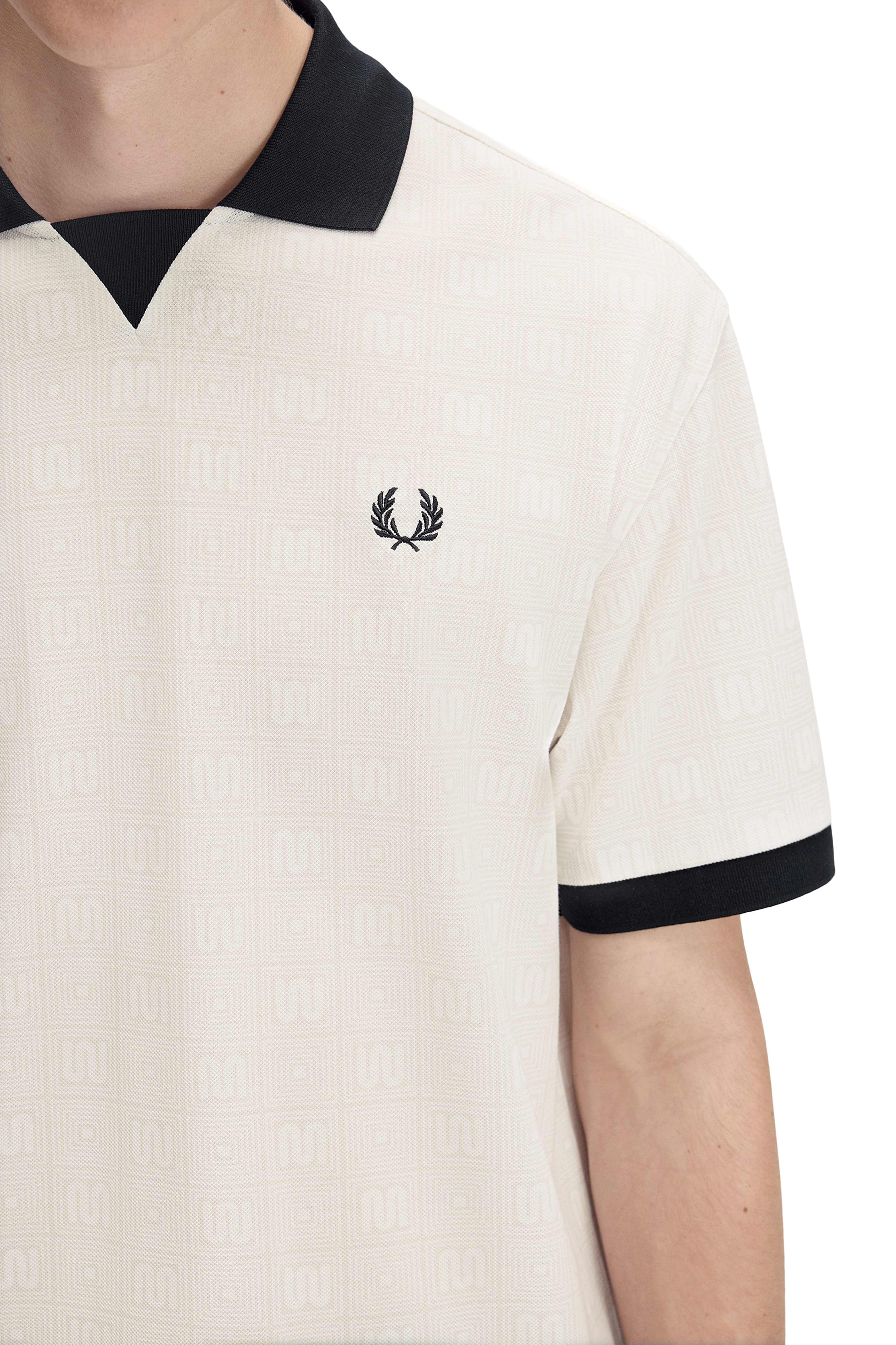 FRED PERRY X MEYBA MEN'S PRINTED POLO SHIRT thumbnail 3