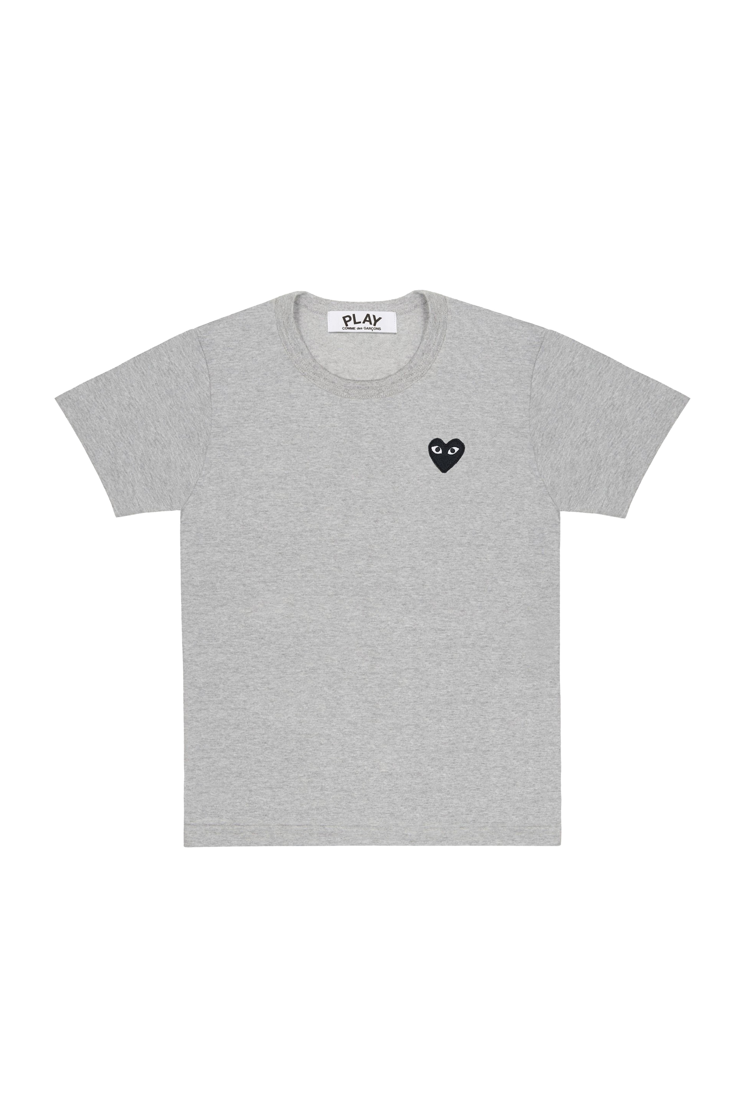 PLAY T-SHIRT WITH BLACK HEART