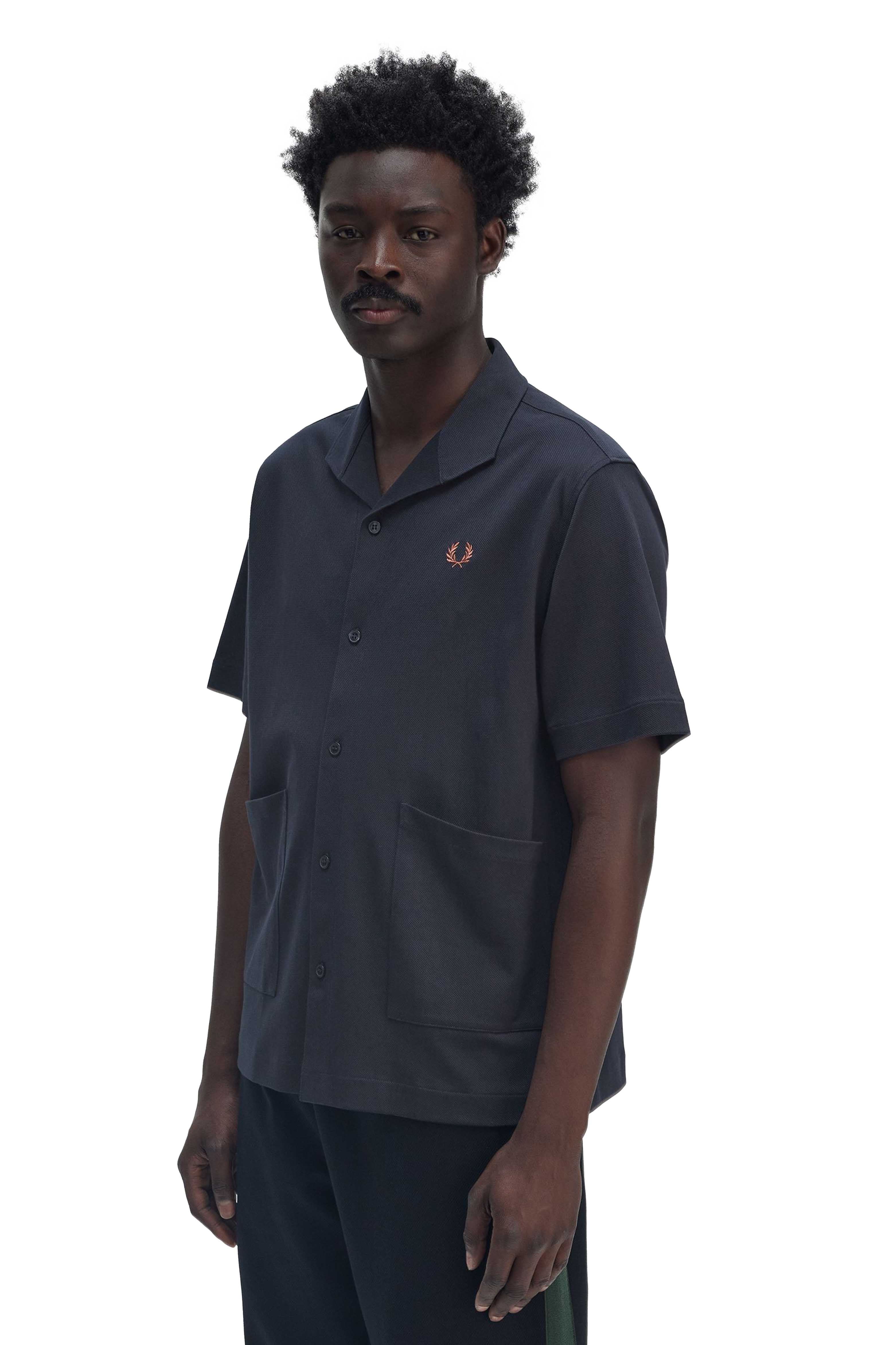 MESH BUTTON THROUGH SHIRT S/S thumbnail 3