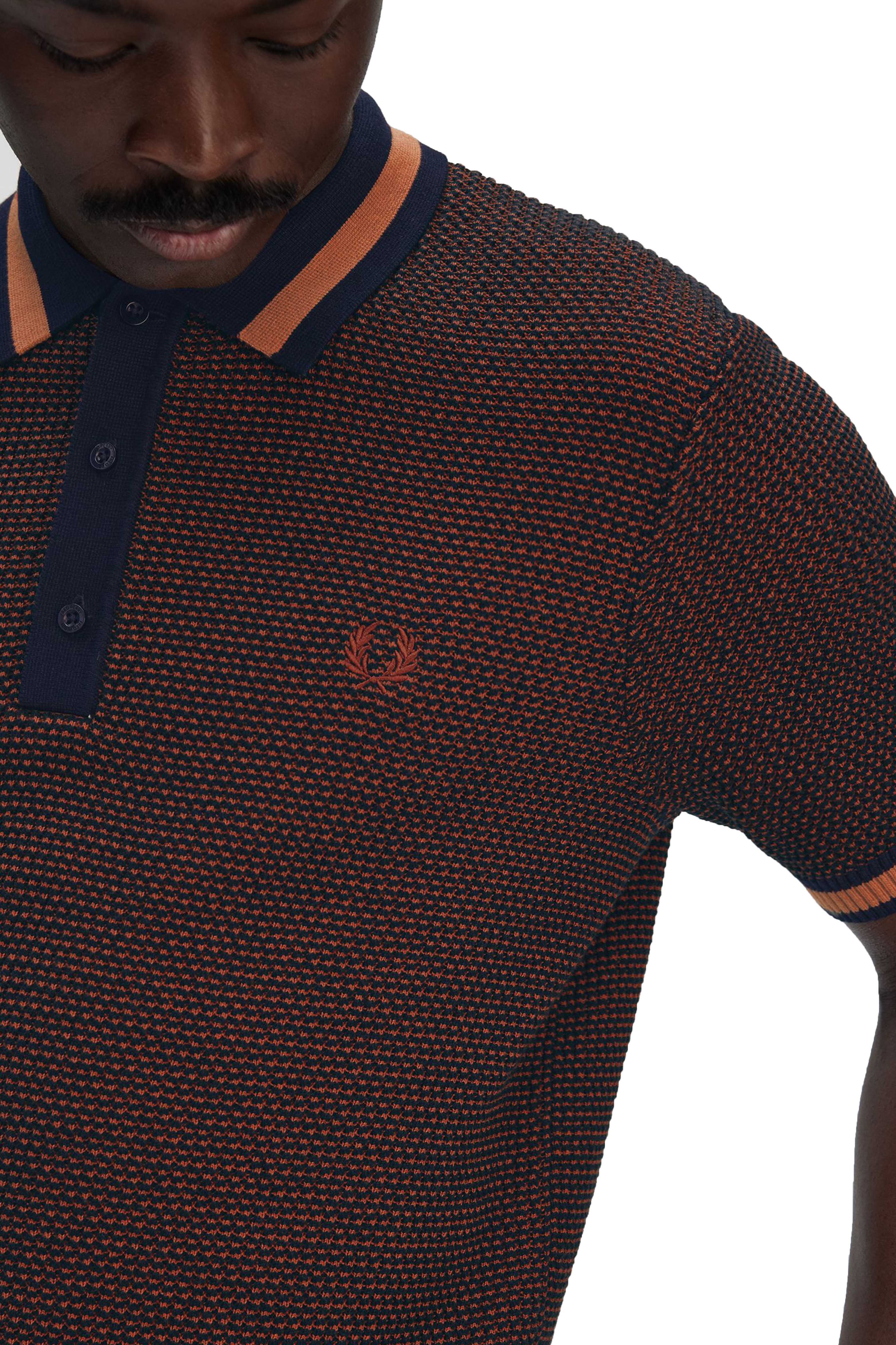 TEXTURED KNITTED SHIRT thumbnail 4