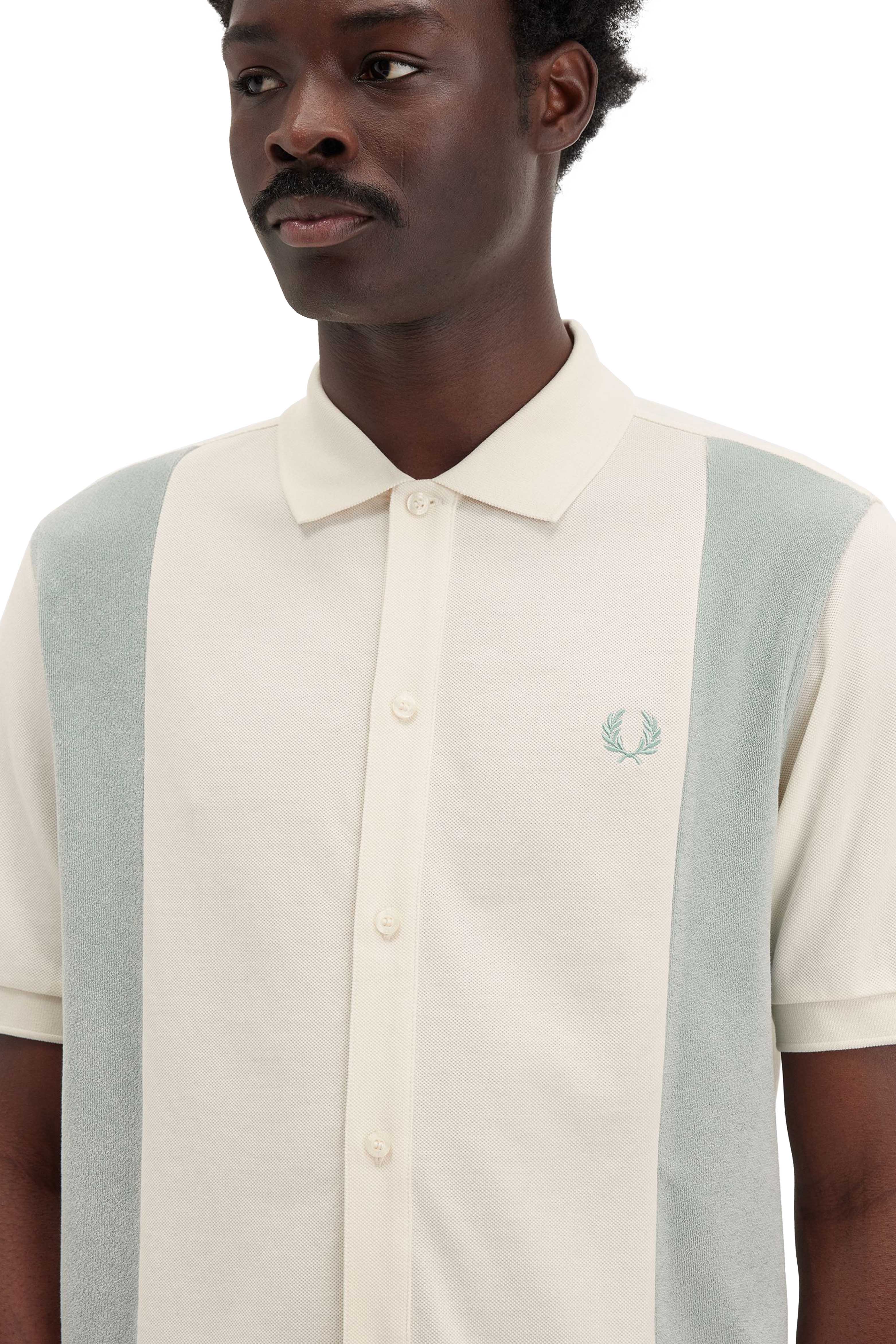 TOWELLING PANEL POLO SHIRT thumbnail 4