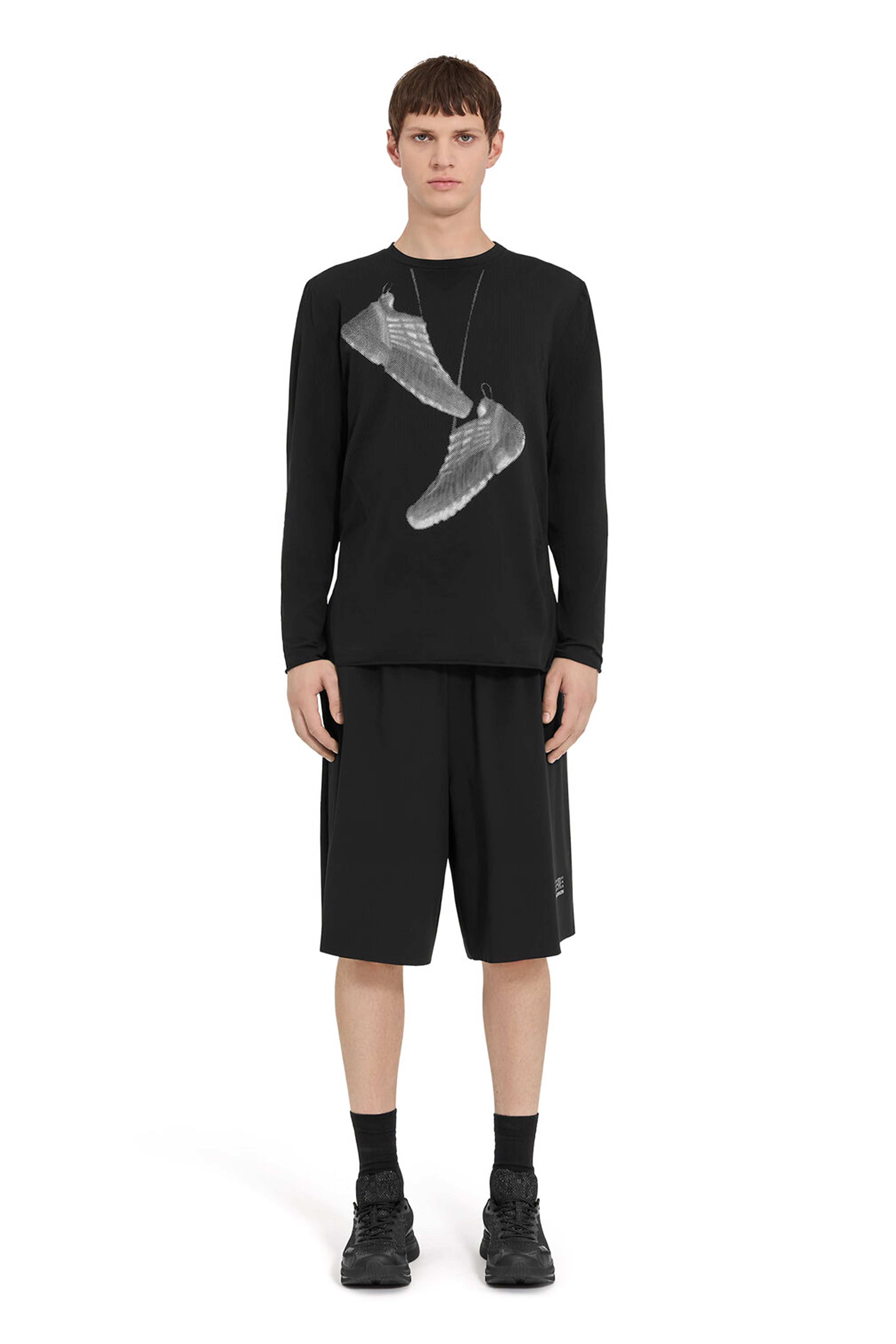 MM6 MAISON MARGIELA X SALOMON NYLON LONG T-SHIRT thumbnail 4