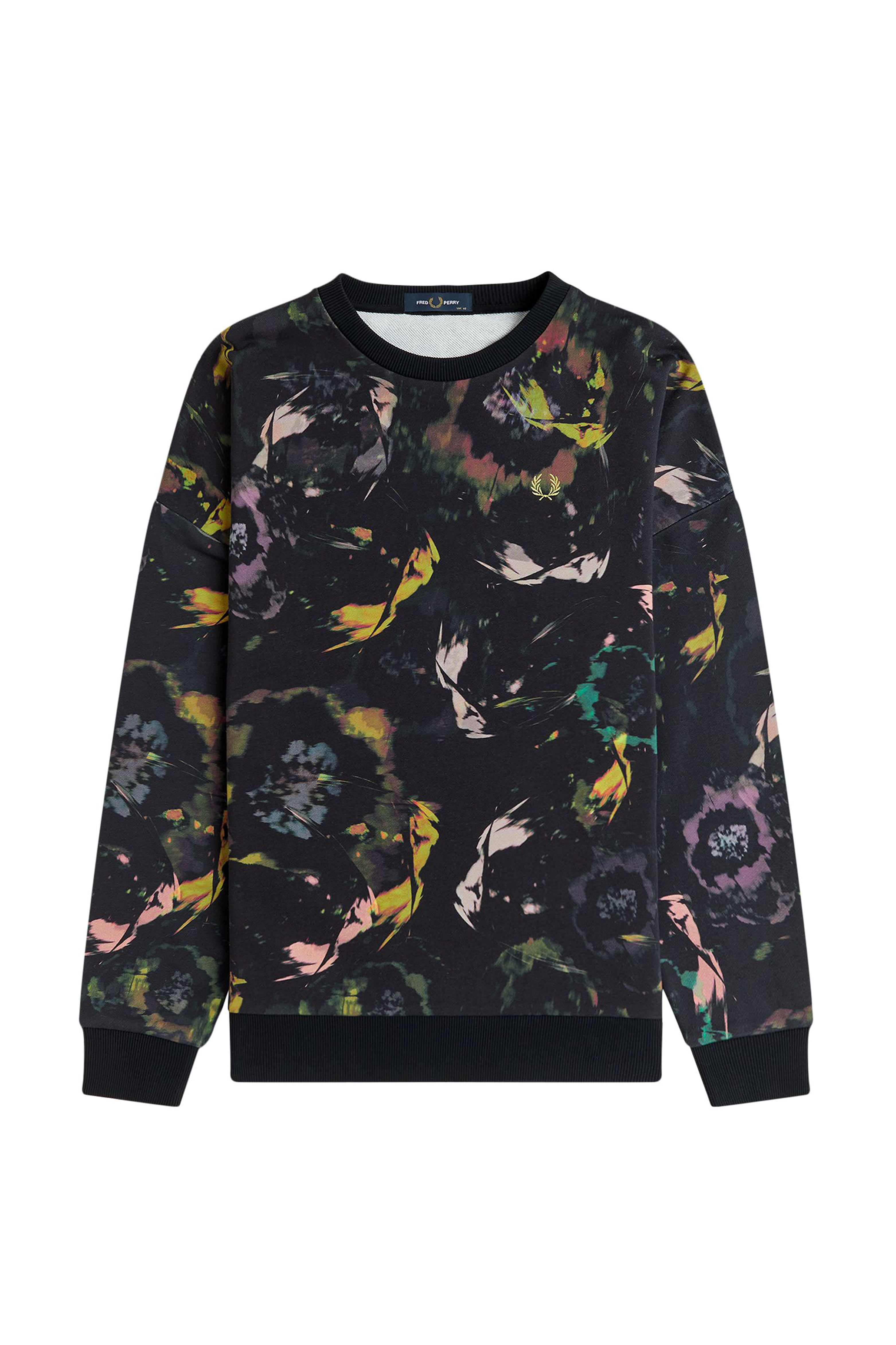 FLORAL PRINT SWEATSHIRT