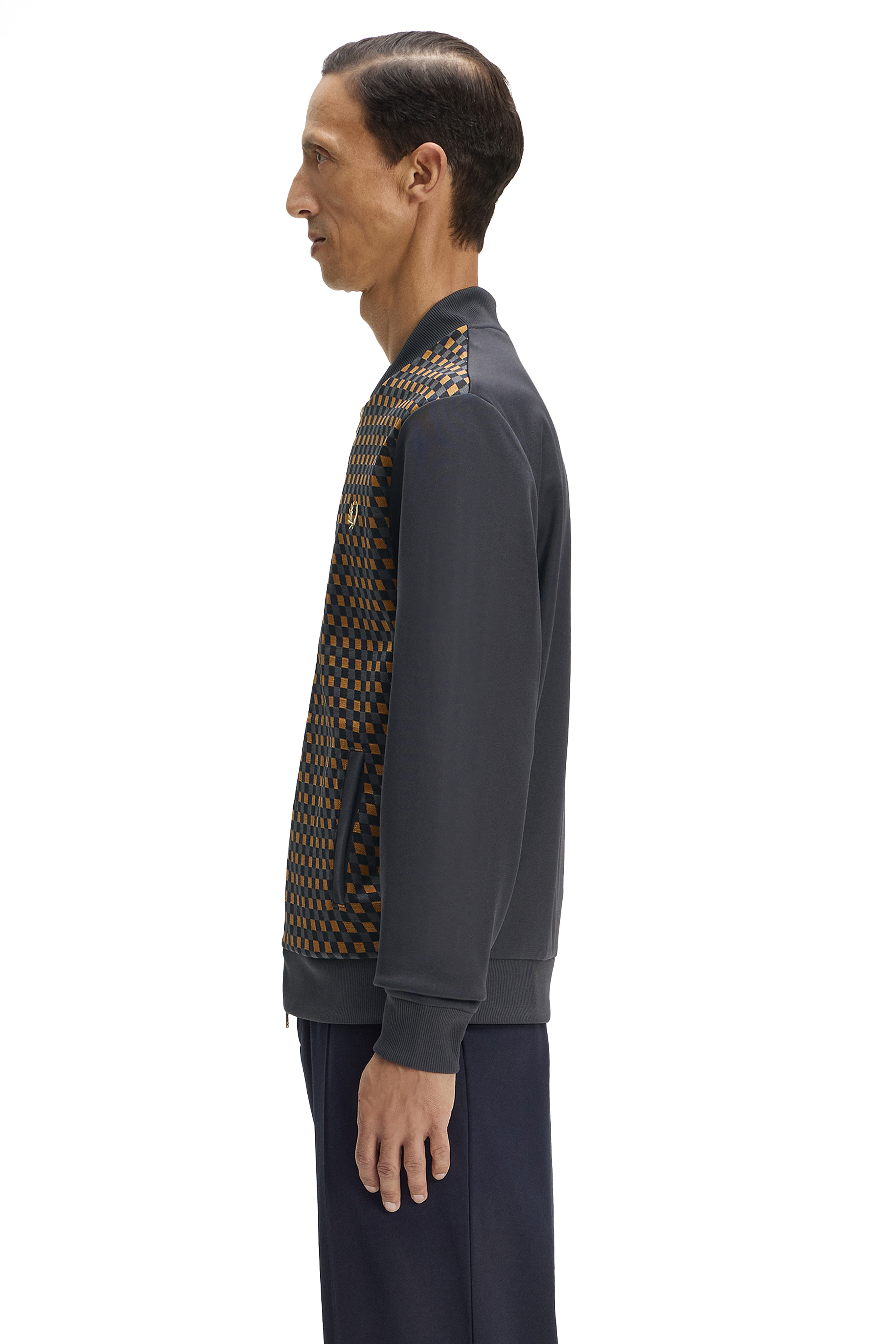 MEN'S GEOMETRIC TRACK JACKET thumbnail 5
