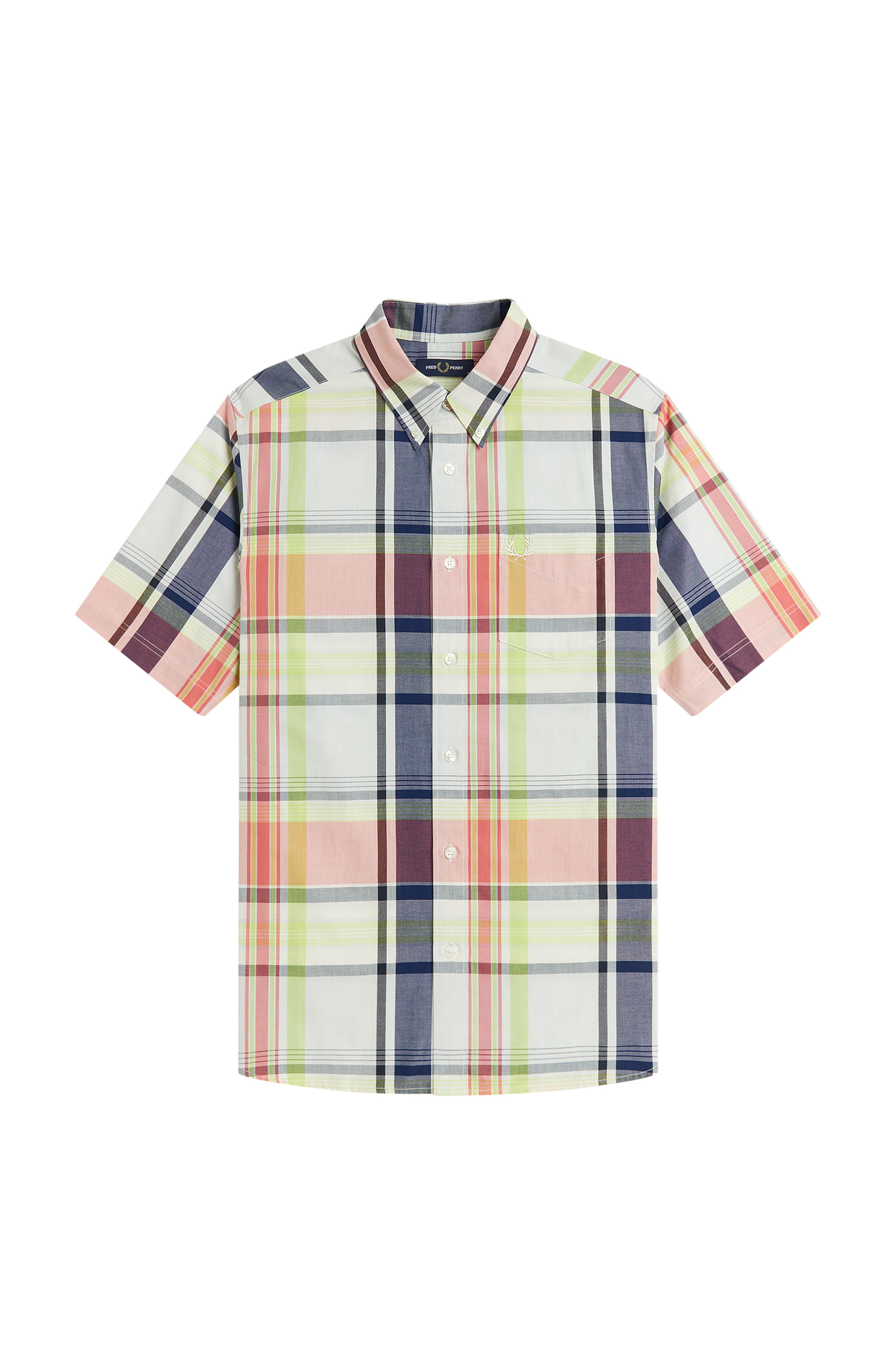 MEN'S MADRAS SHORT SLEEVE SHIRT