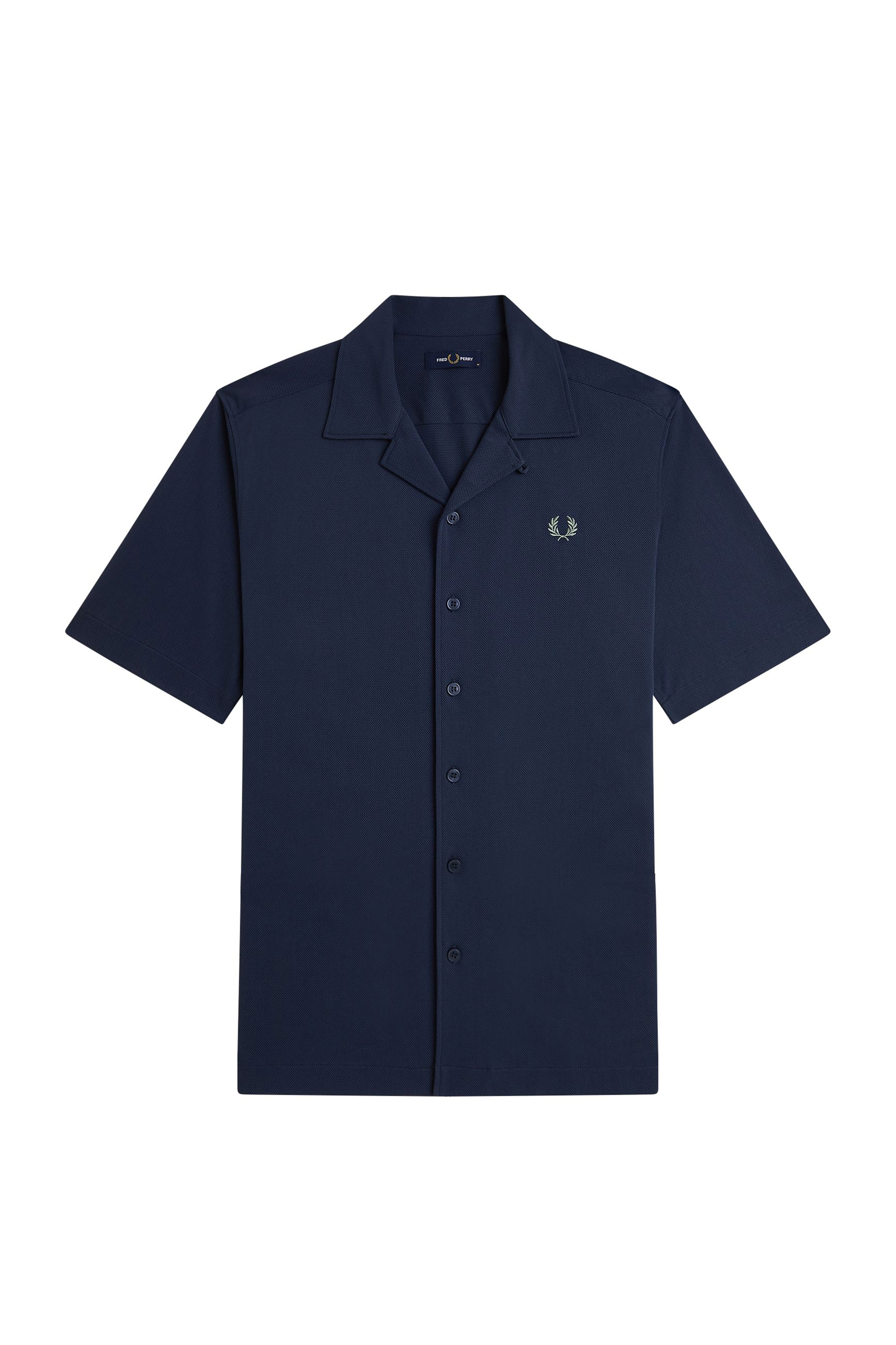COMPRESS MESH REVERE COLLAR SHIRT