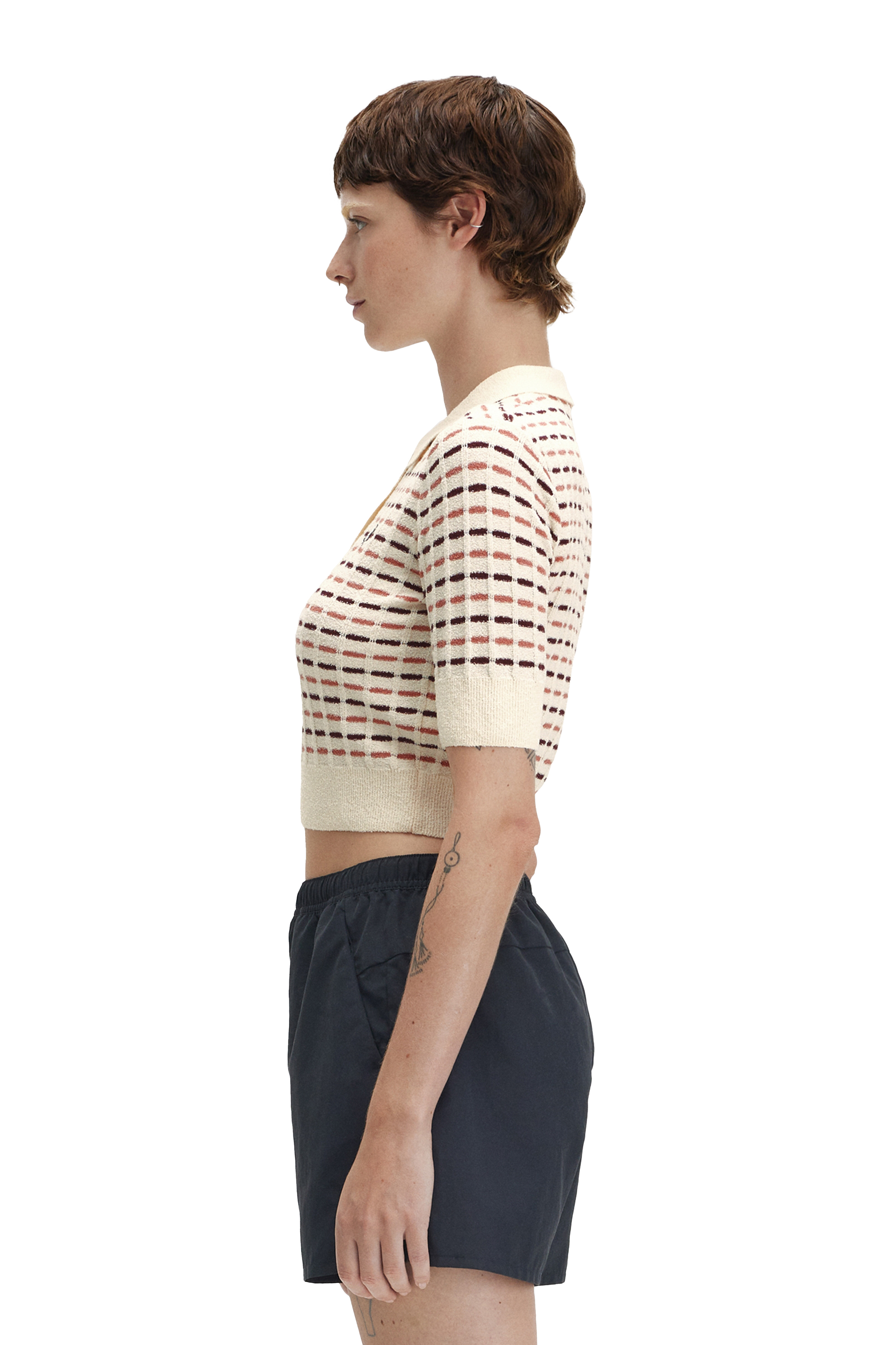 BOUCLE KNITTED POLO SHIRT thumbnail 8