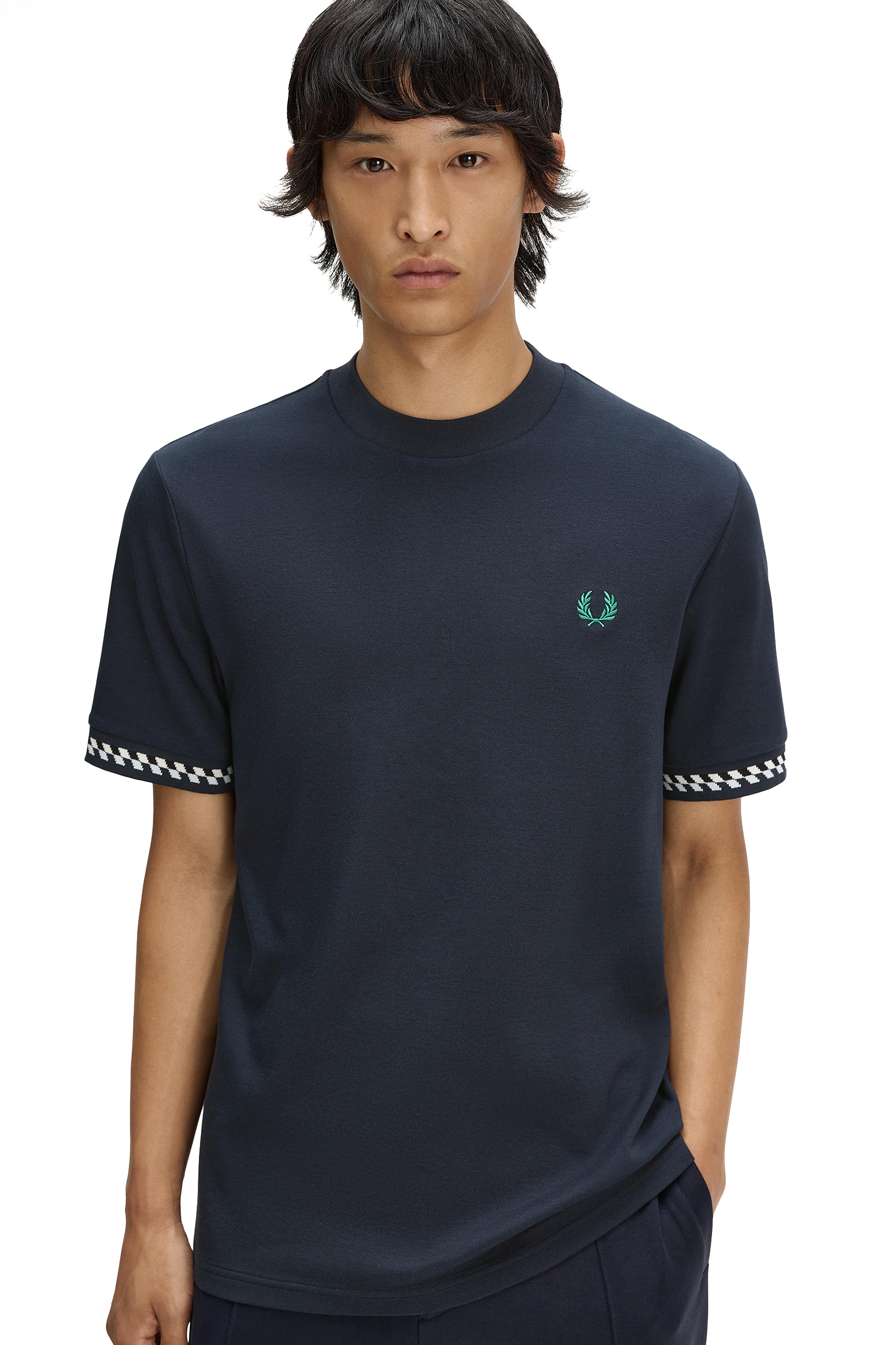 MEN'S JACQUARD CUFF T-SHIRT thumbnail 3