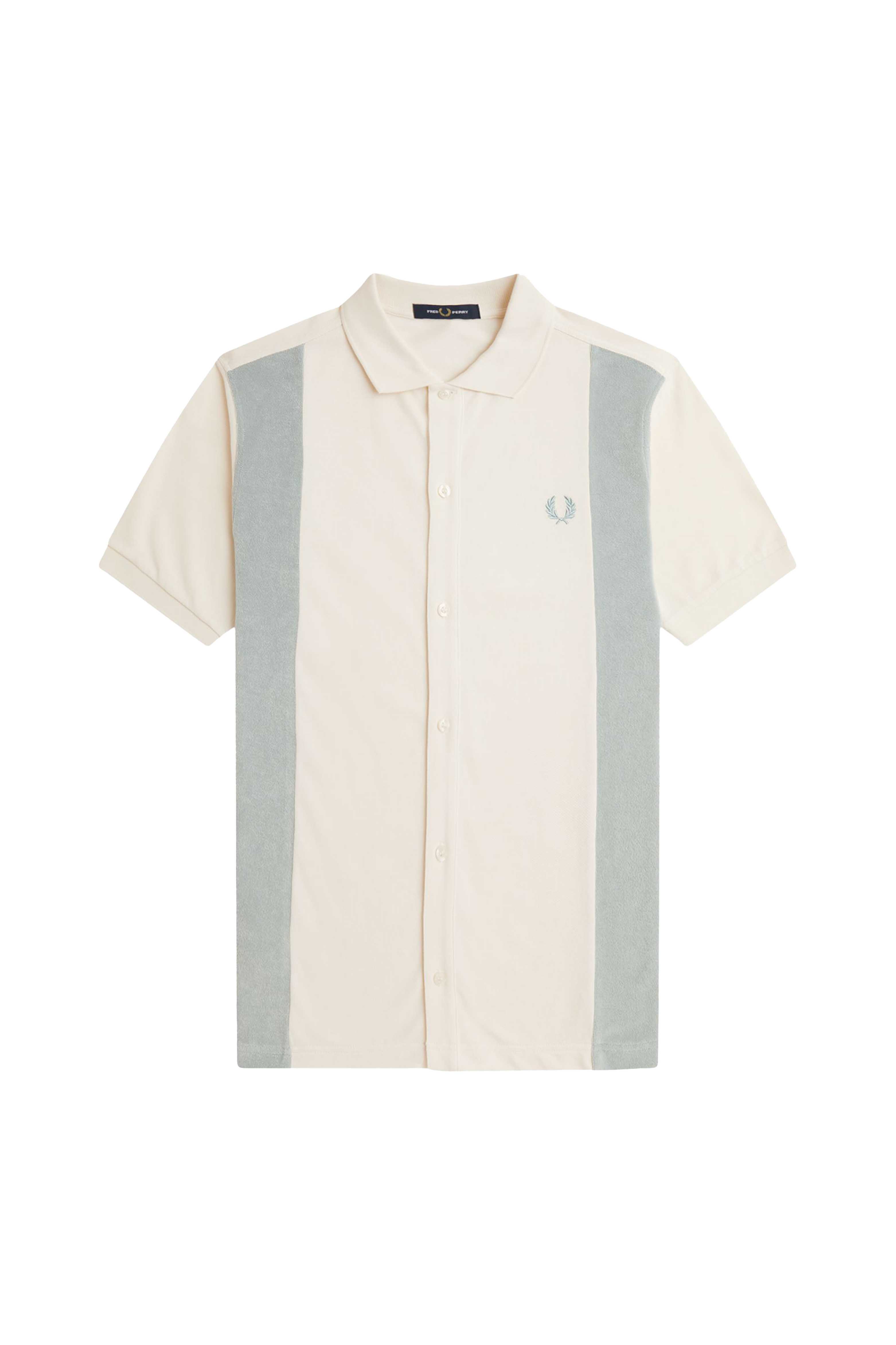TOWELLING PANEL POLO SHIRT