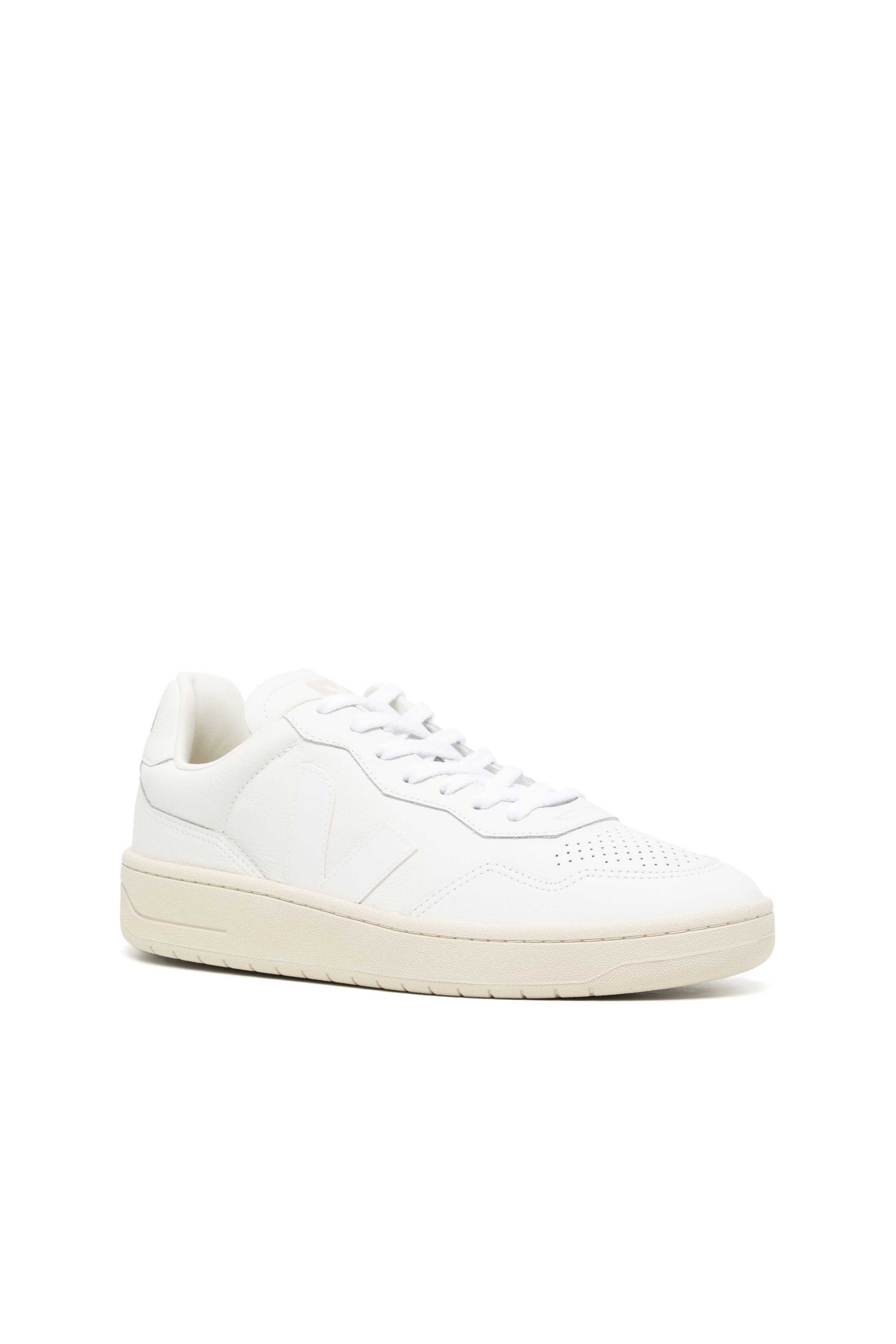 MENS V-90 ALL WHITE LEATHER