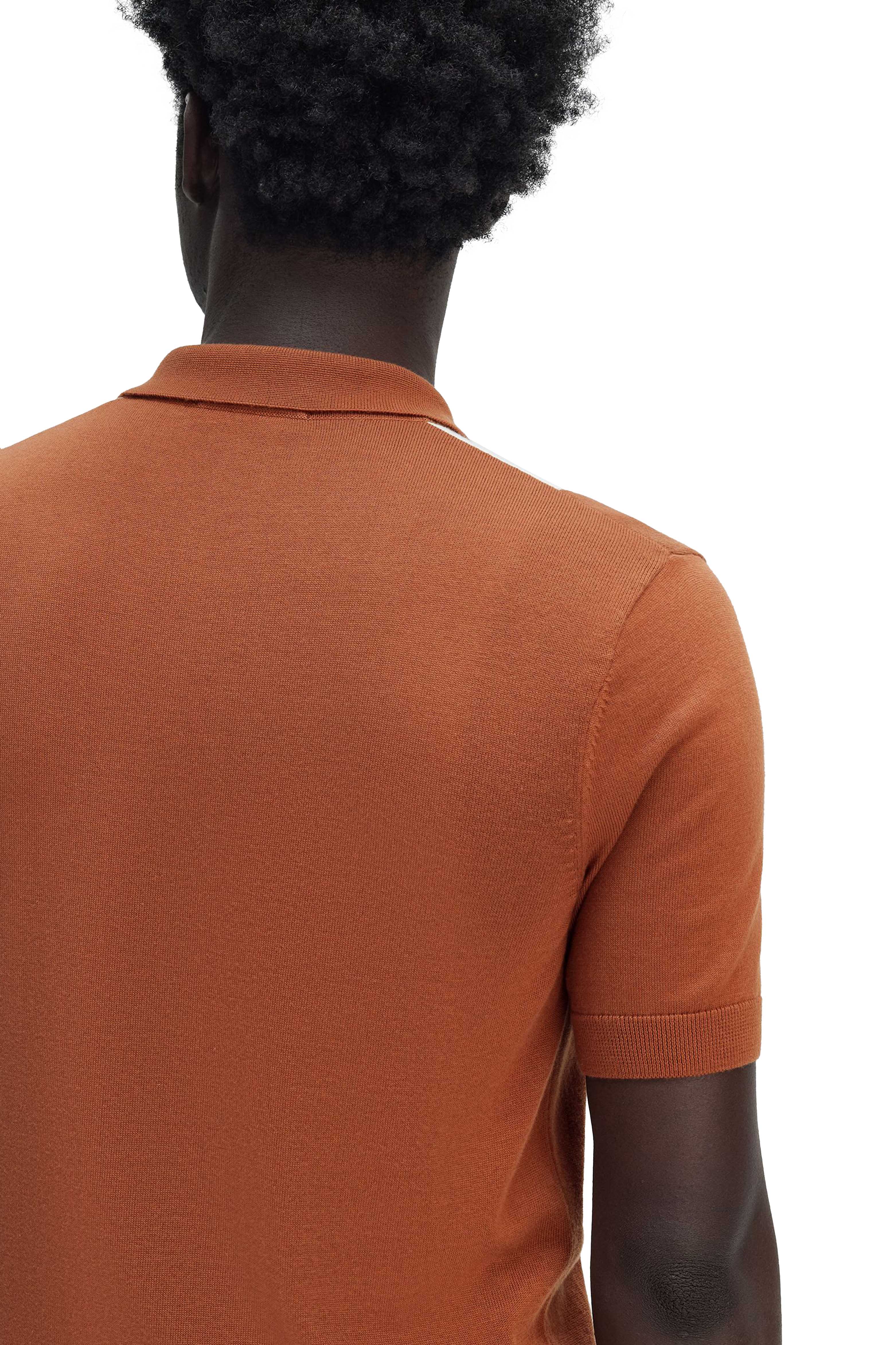 VERTICAL STRIPE ZIP NECK SHIRT thumbnail 5