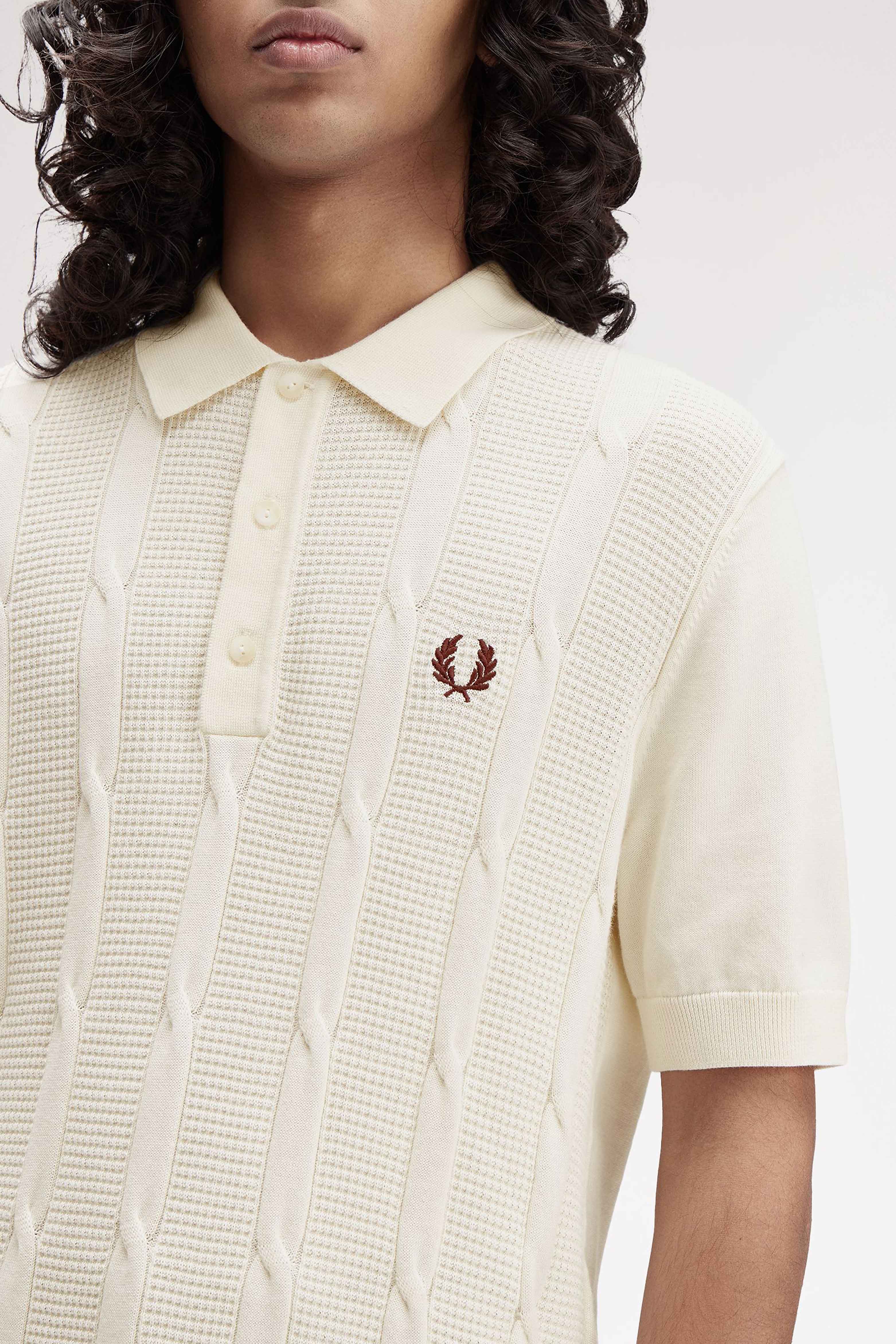 TEXTURED CABLE KNIT SHIRT thumbnail 5