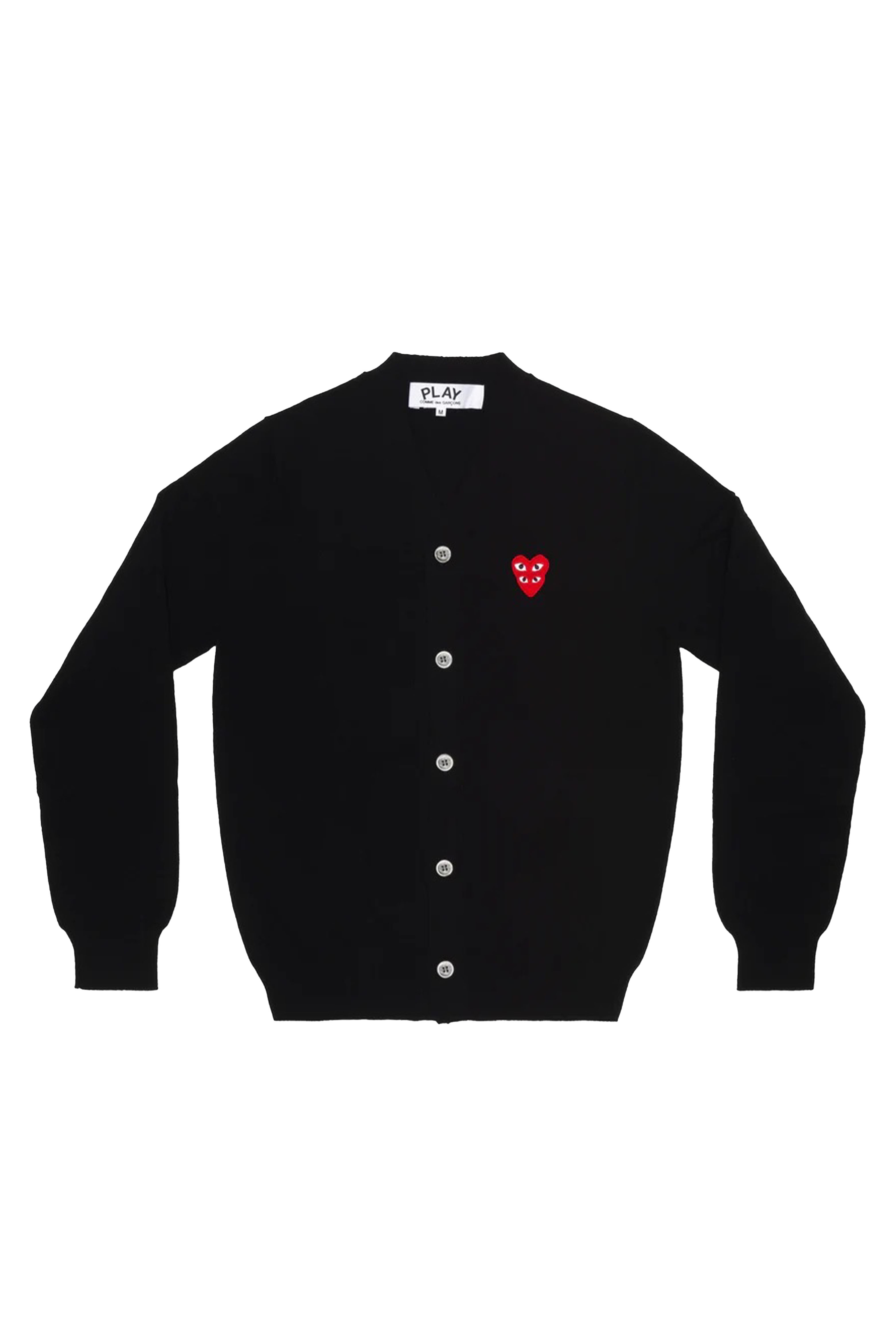 DOUBLE RED HEART CARDIGAN