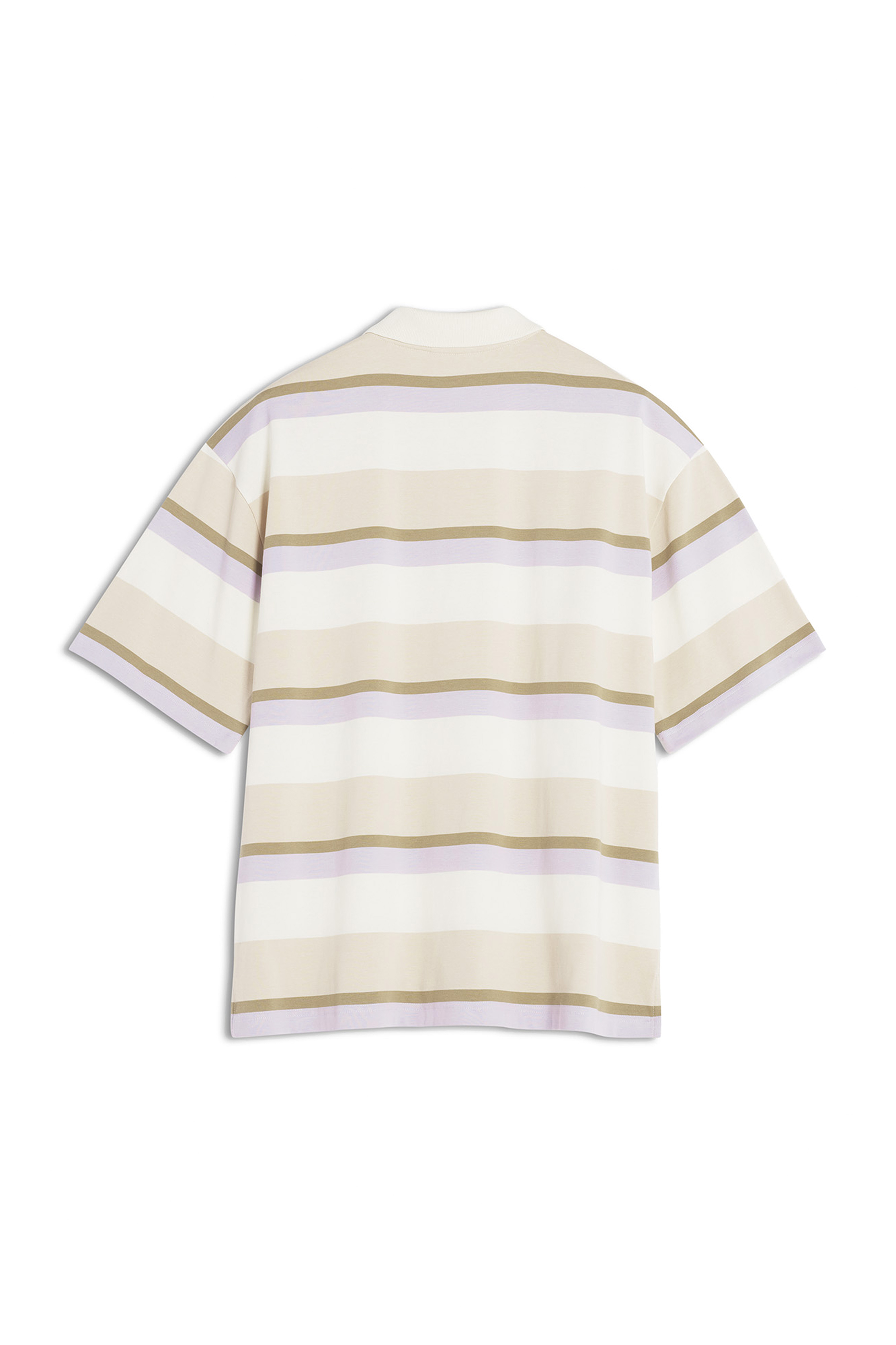 MENS ABSTRACT DAISY JACQUARD POLO SHIRT thumbnail 2