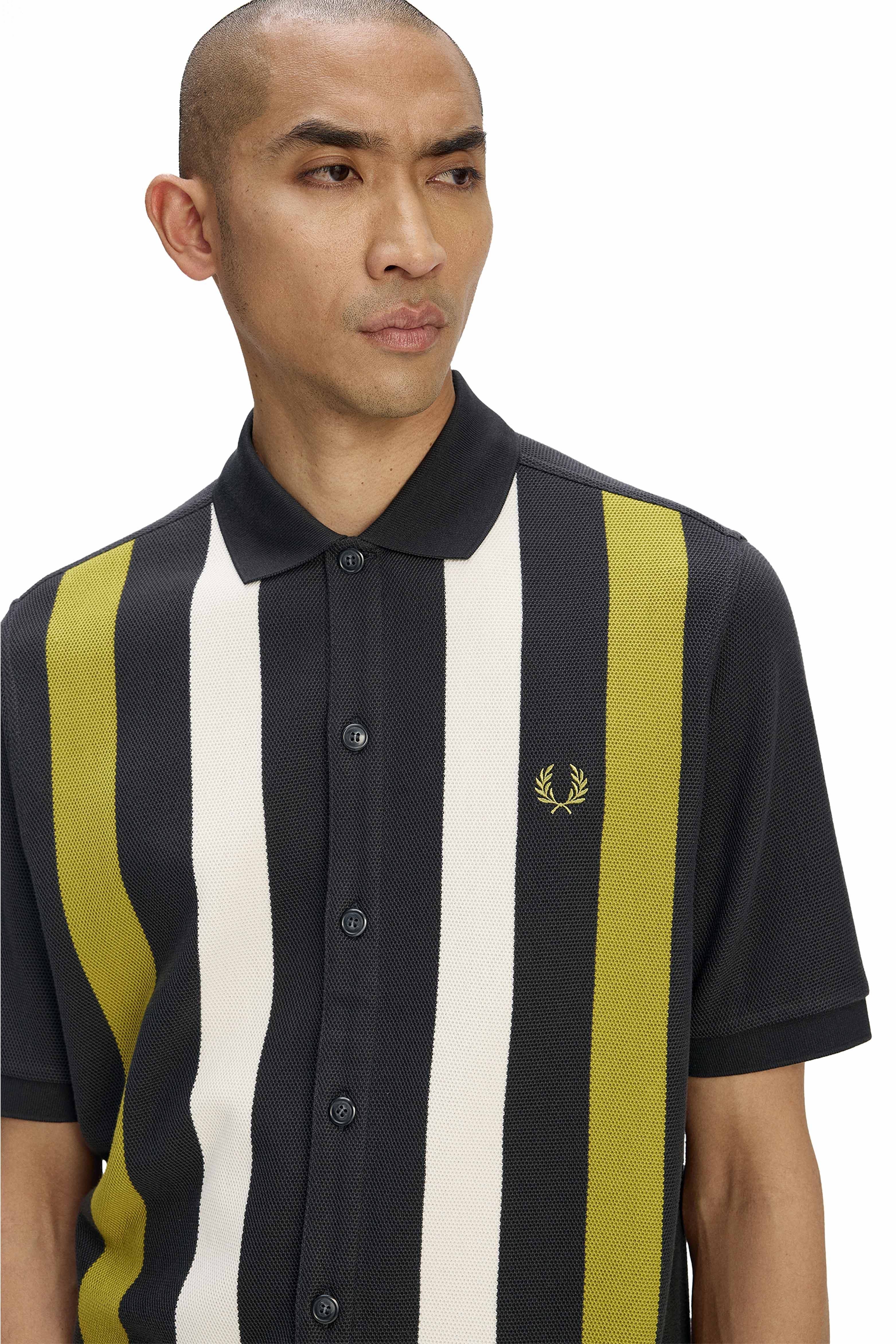 VERTICAL STRIPE POLO SHIRT thumbnail 2