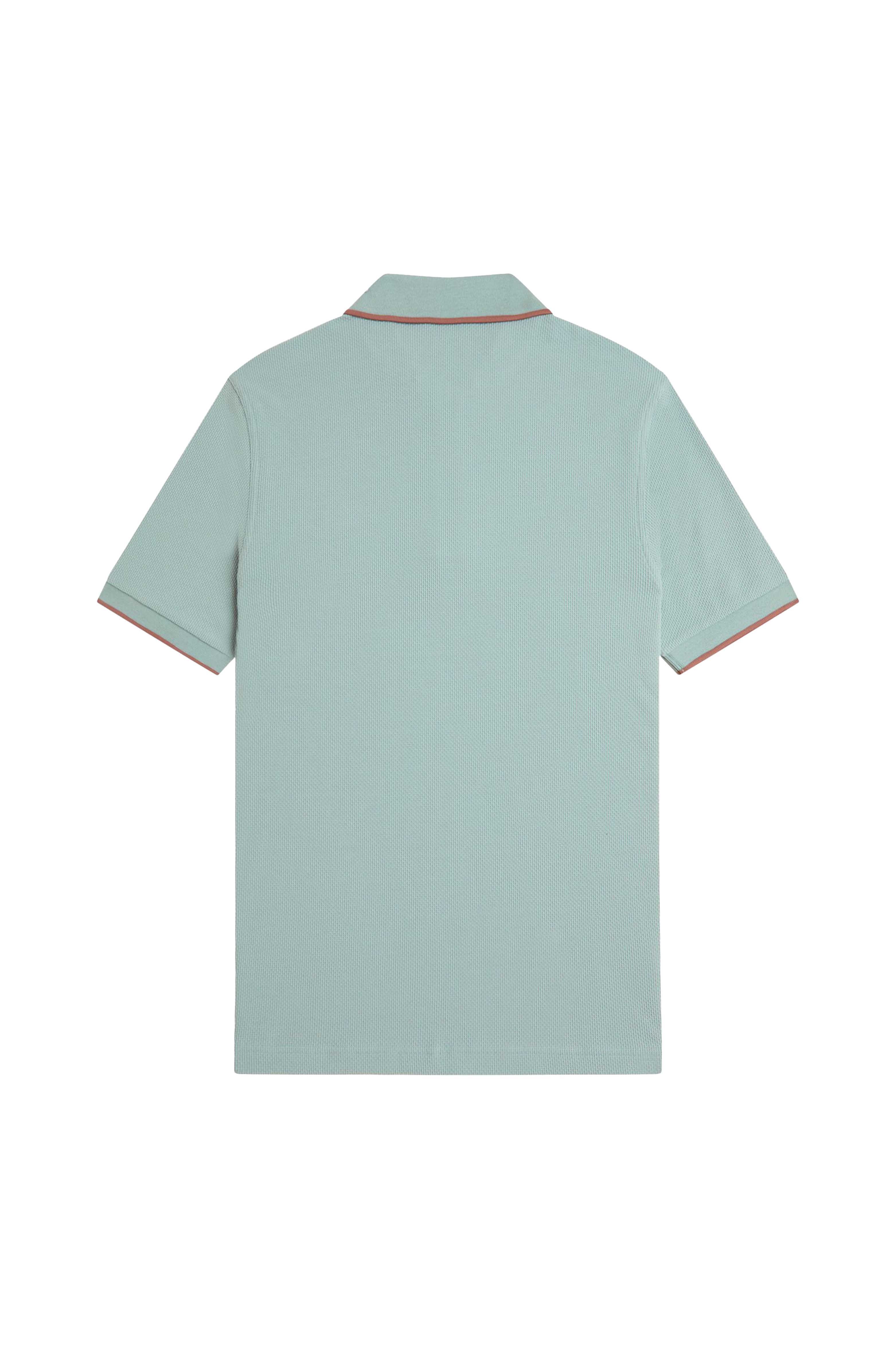 TEXTURED ZIP NECK POLO SHIRT thumbnail 2