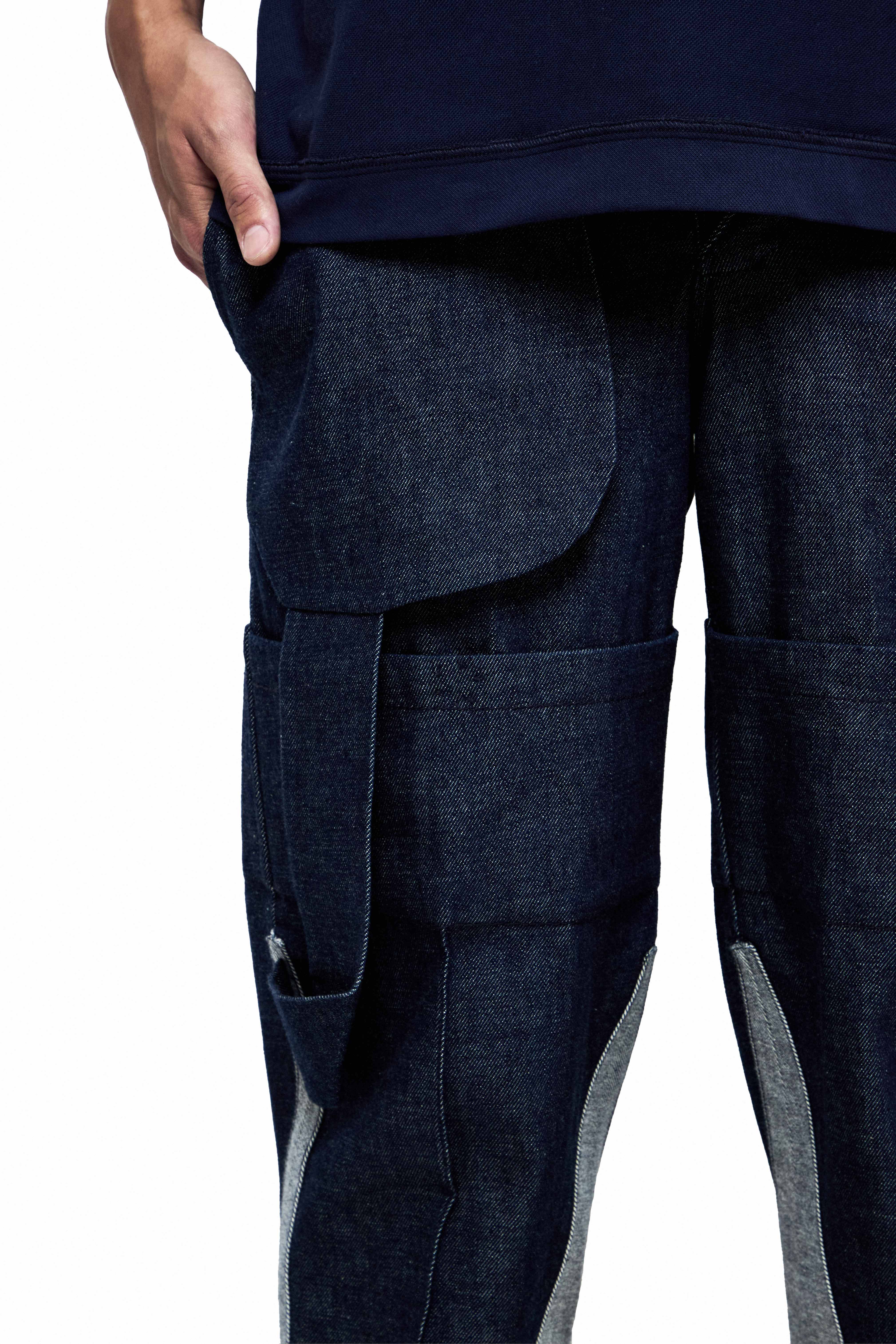 UNIVERS X CARL JAN CRUZ DESIGN DENIM SAGING JEANS thumbnail 5