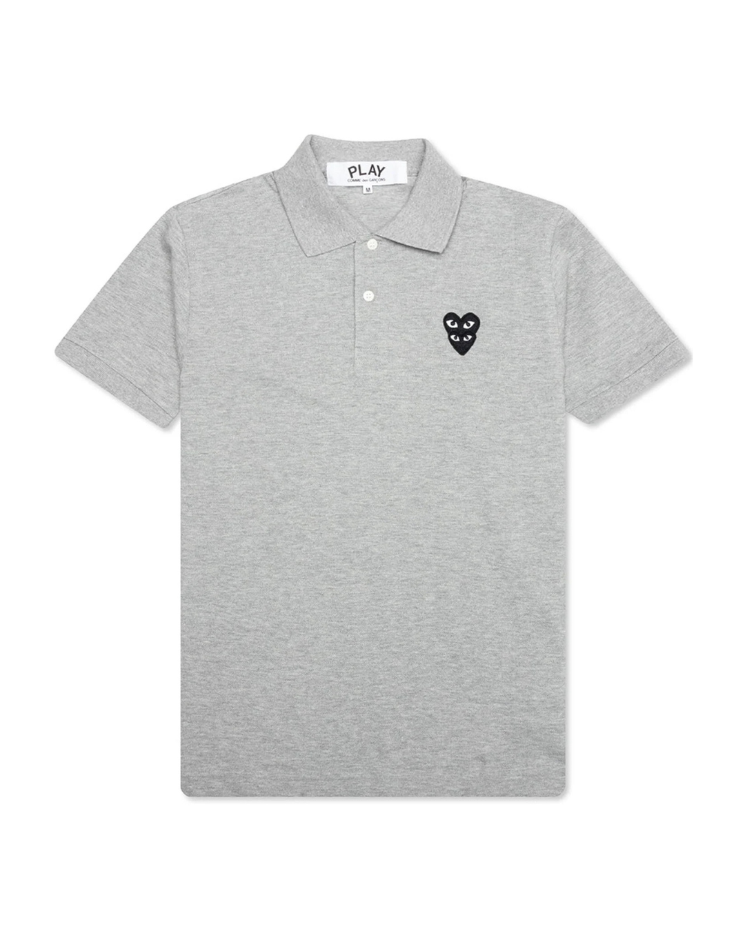 WOMEN'S DOUBLE BLACK HEART POLO SHIRT