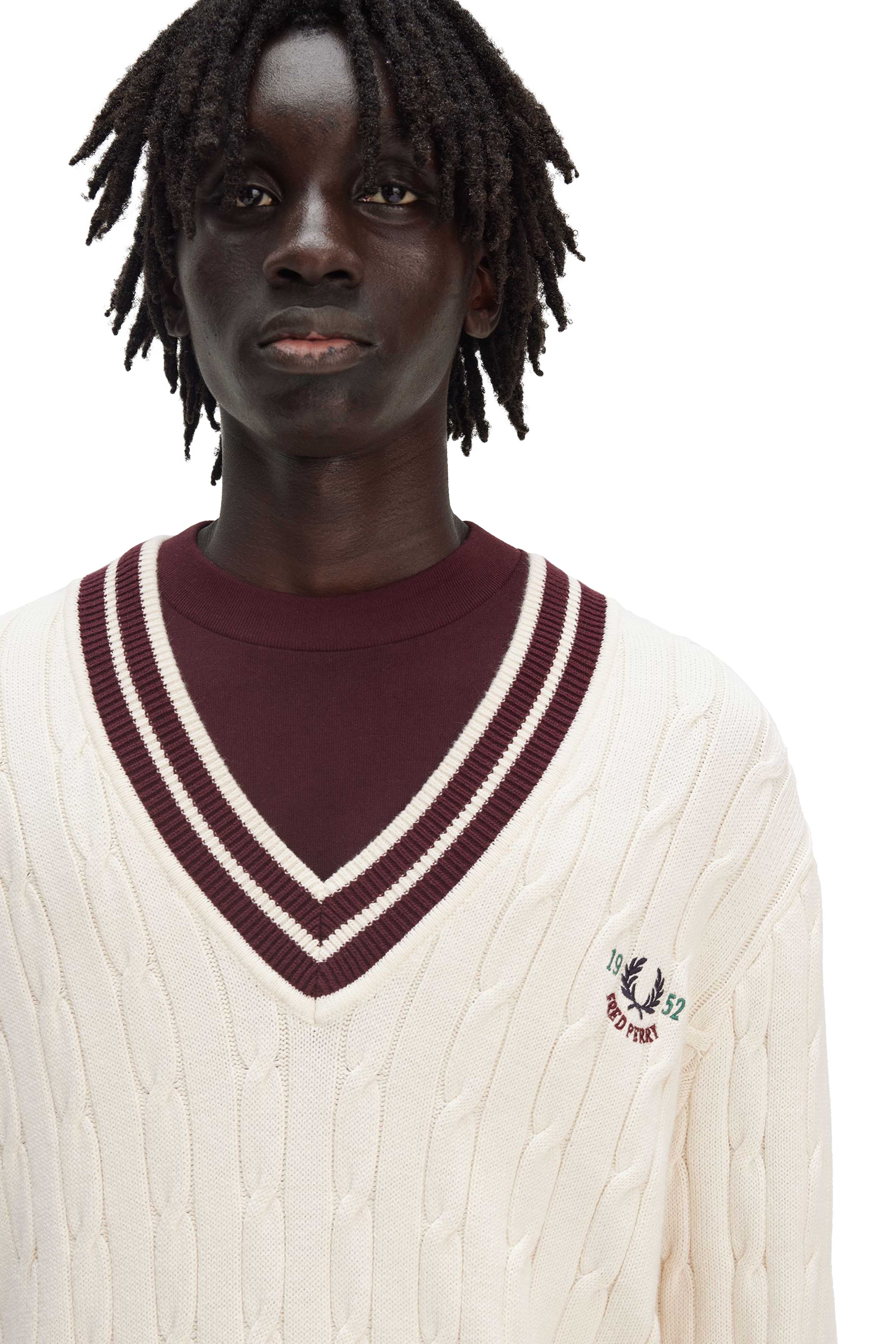 CABLE KNIT TENNIS JUMPER thumbnail 4