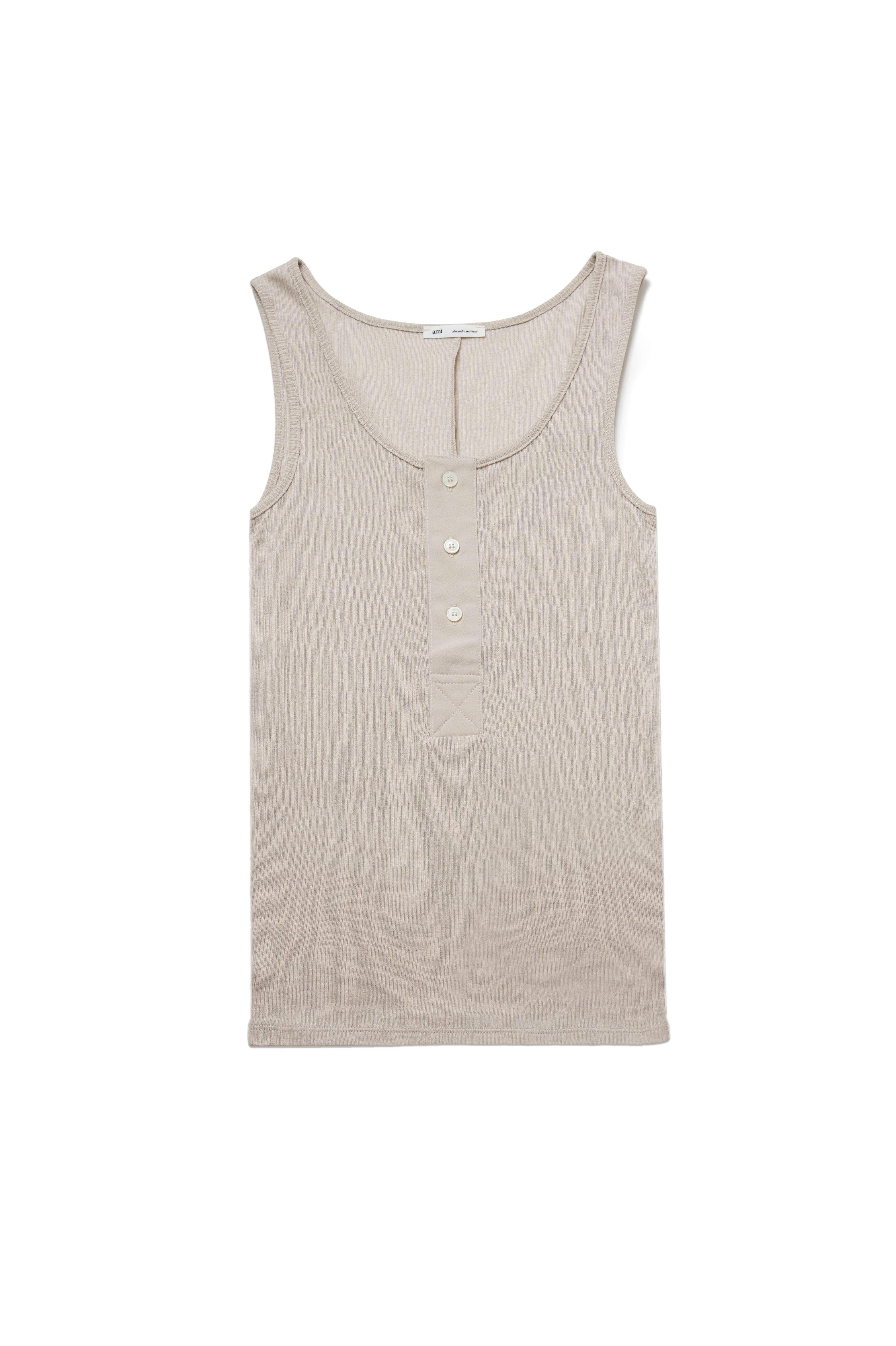 3-BUTTON TANK TOP