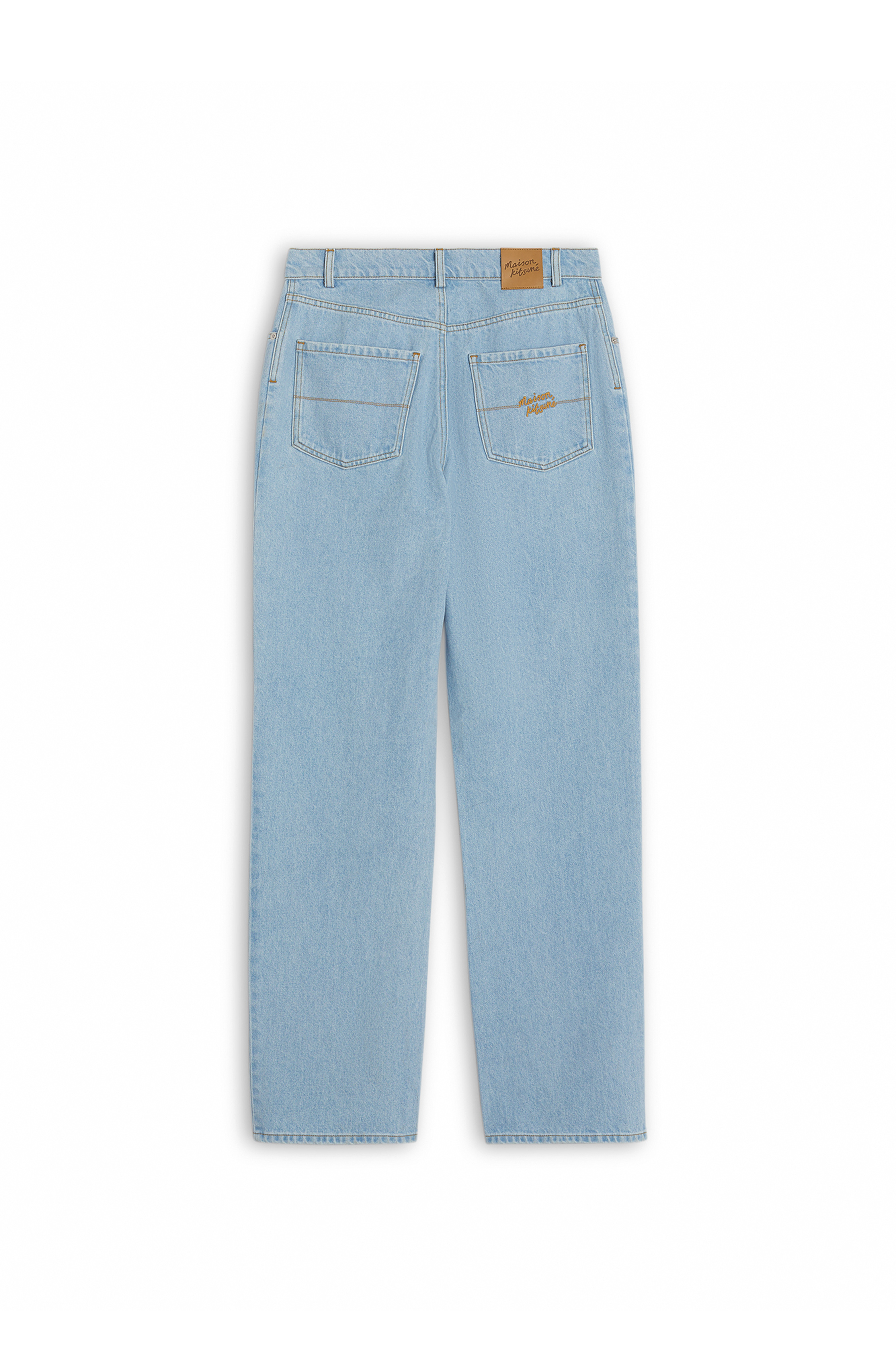 MENS RELAXED WASHED DENIM JEANS thumbnail 2