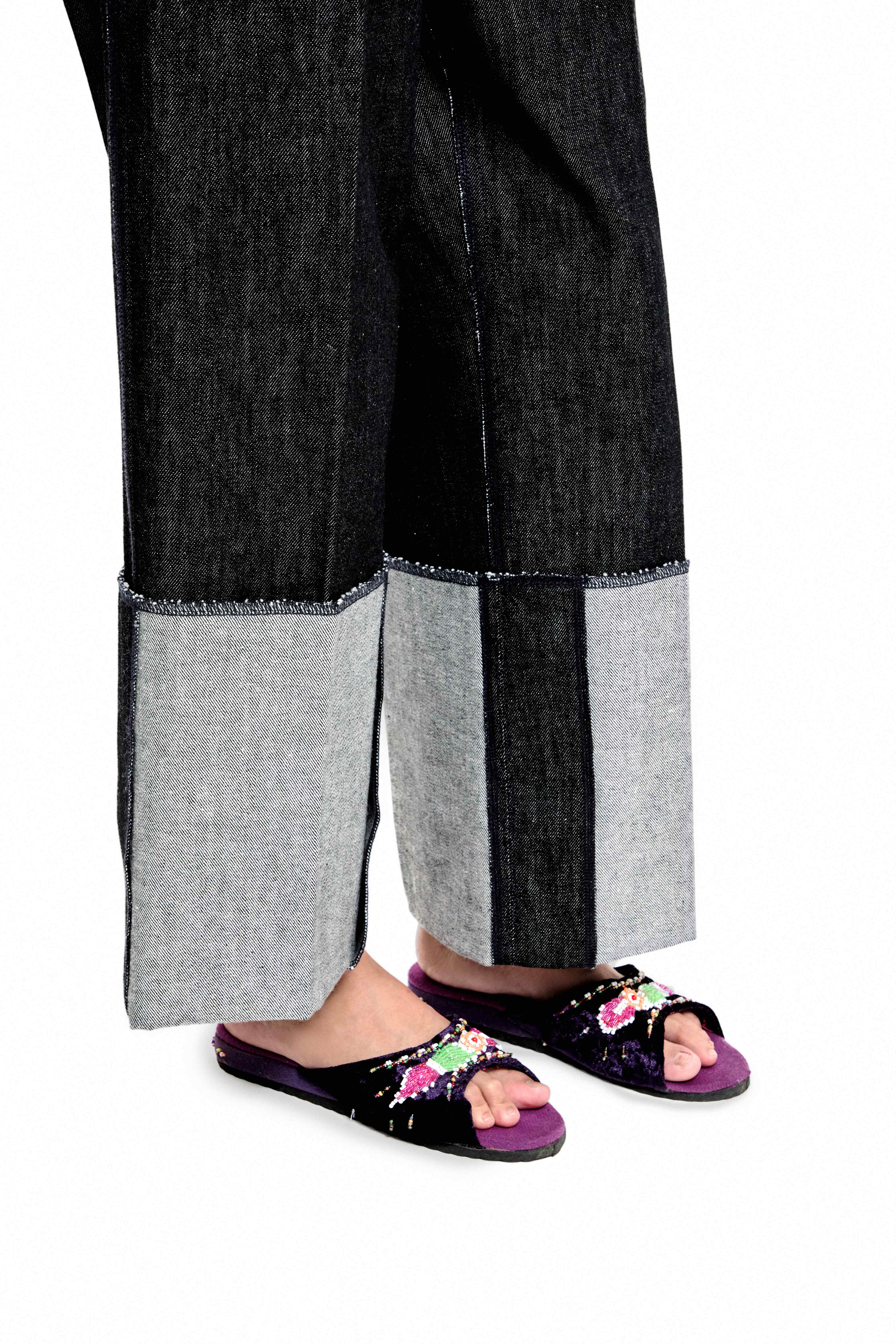 UNIVERS X CARL JAN CRUZ UNISEX FREE CUFF JEANS thumbnail 10