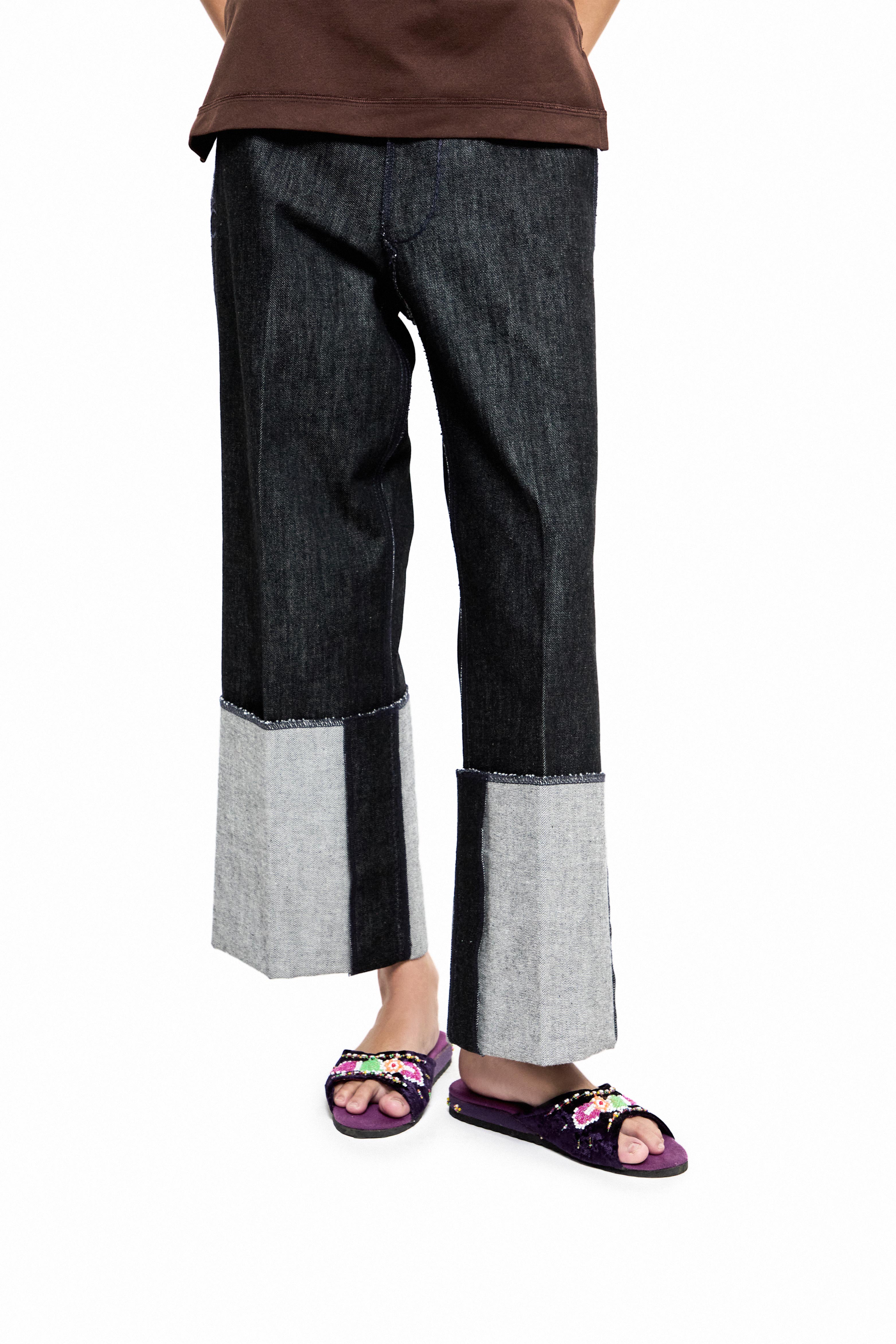UNIVERS X CARL JAN CRUZ UNISEX FREE CUFF JEANS thumbnail 9