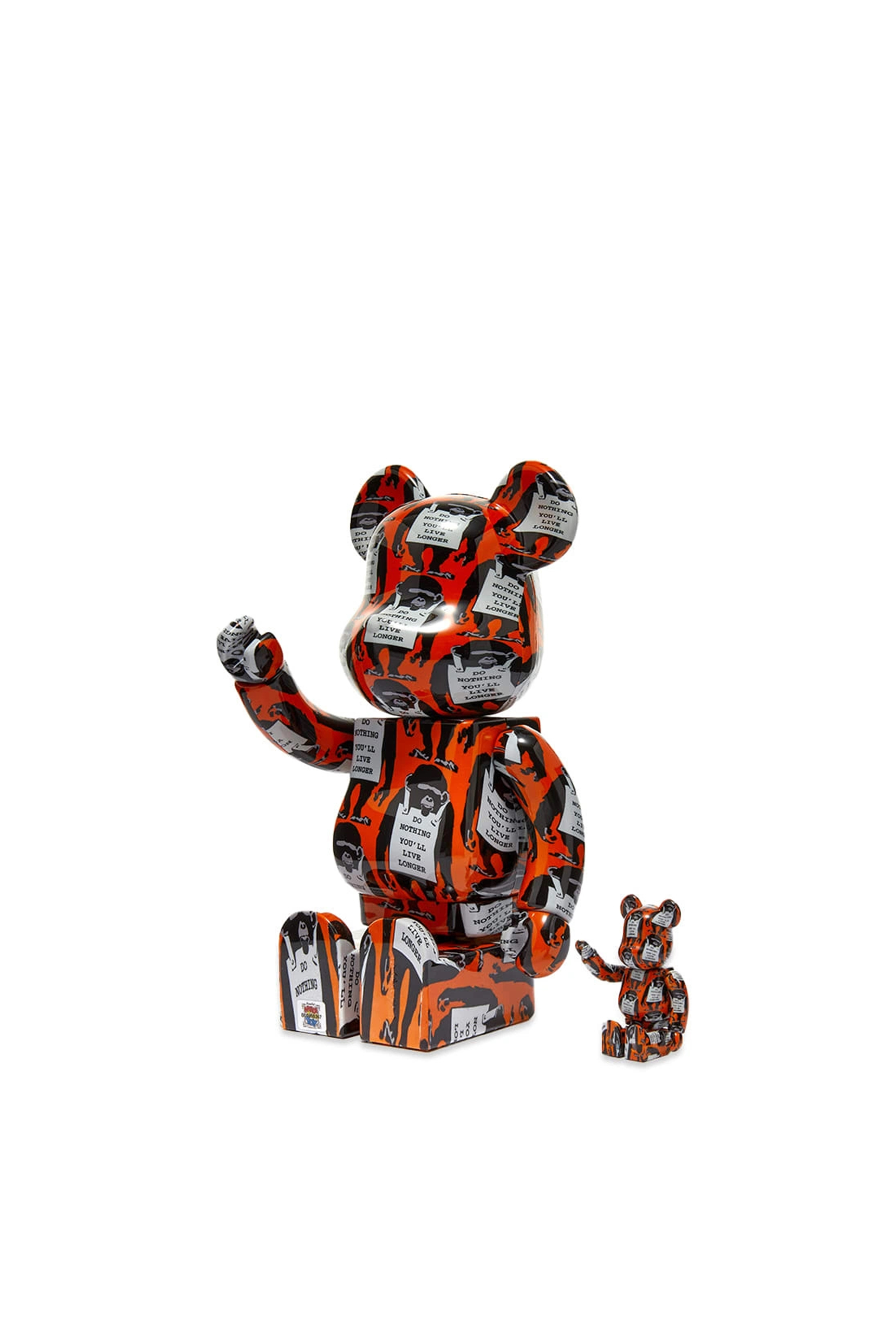 BE@RBRICK MONKEY SIGN 100% & 400% thumbnail 3