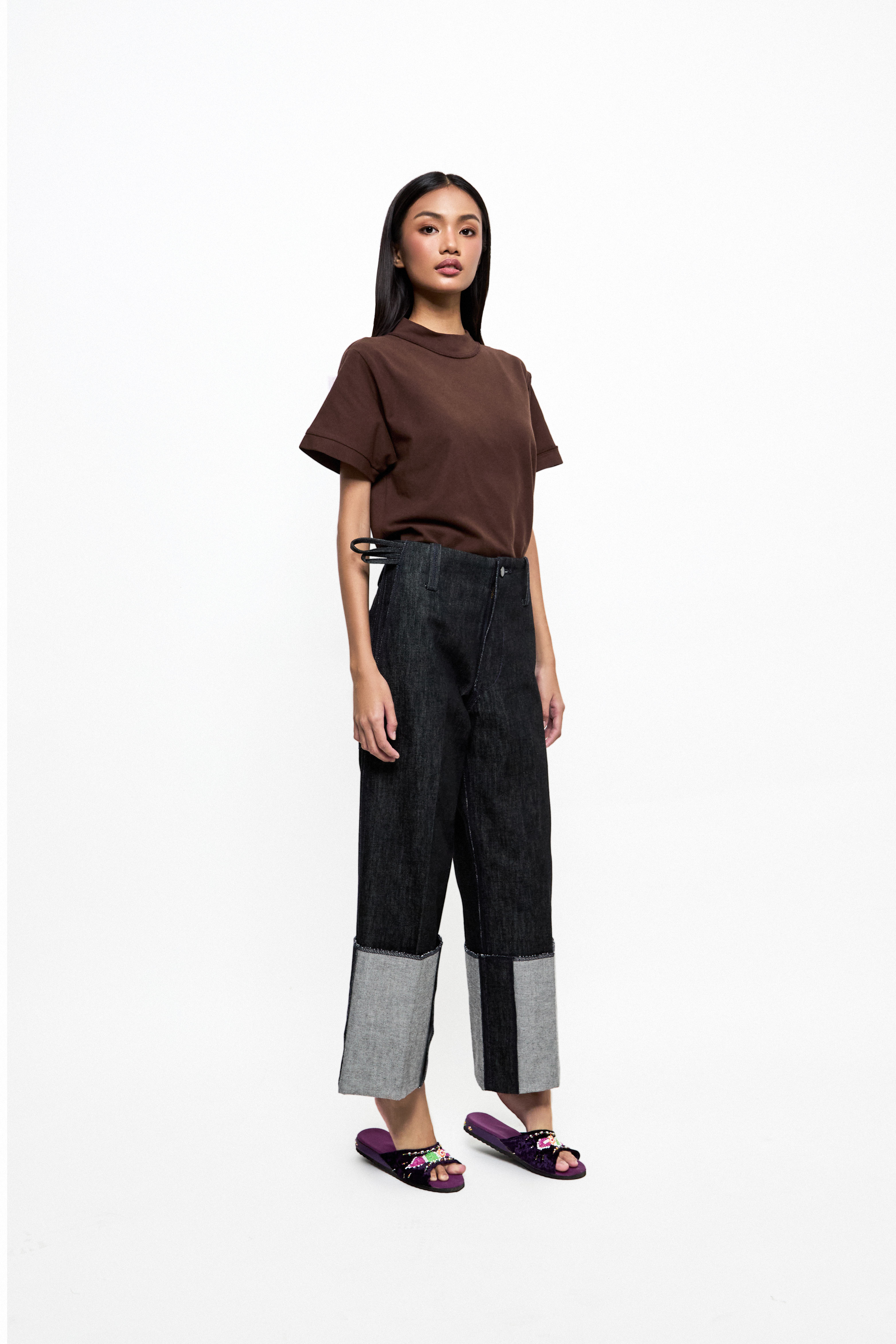 UNIVERS X CARL JAN CRUZ UNISEX FREE CUFF JEANS thumbnail 3