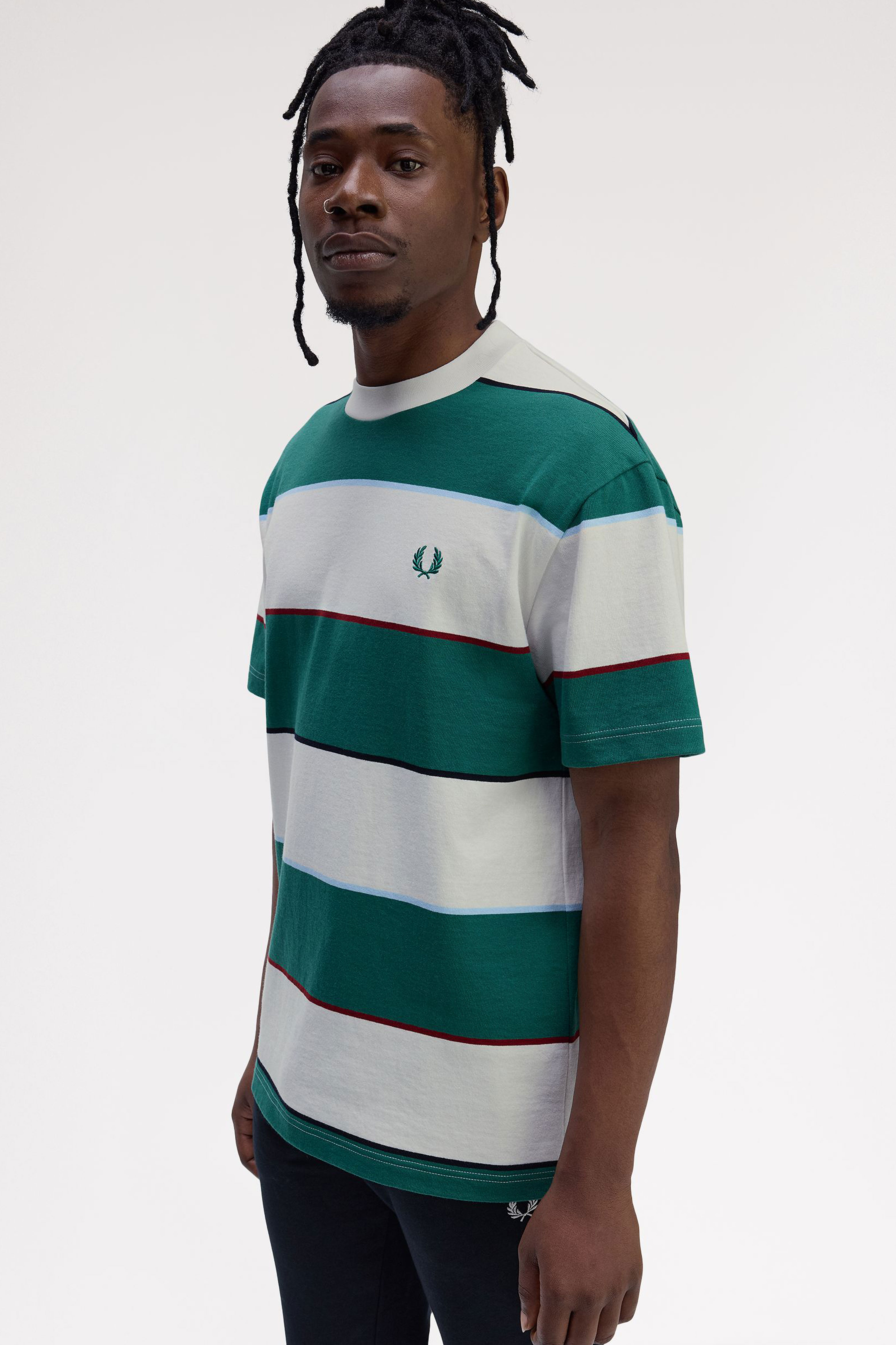 STRIPED RELAXED T-SHIRT thumbnail 3