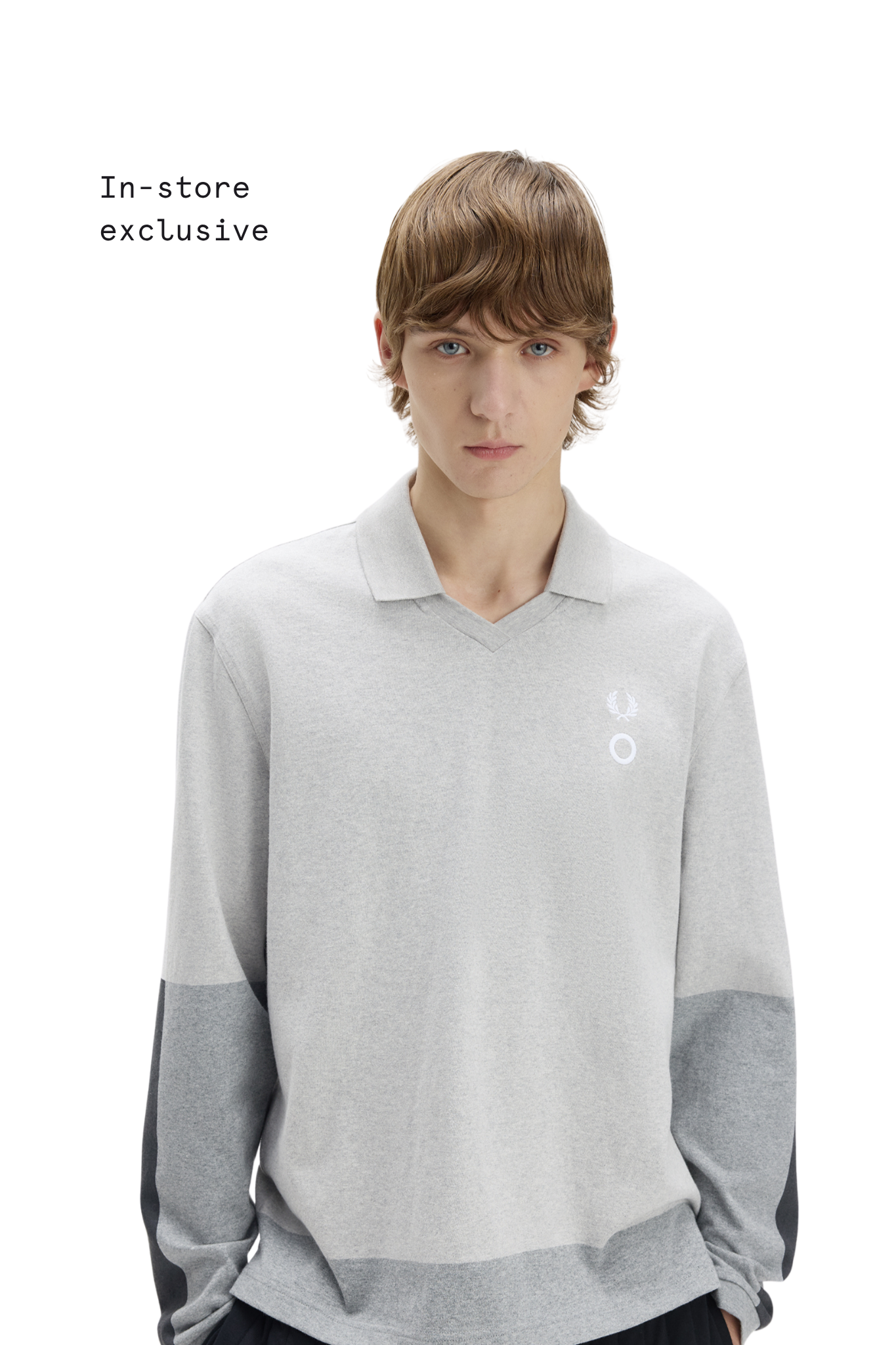 LONG SLEEVE JERSEY POLO SHIRT thumbnail 2