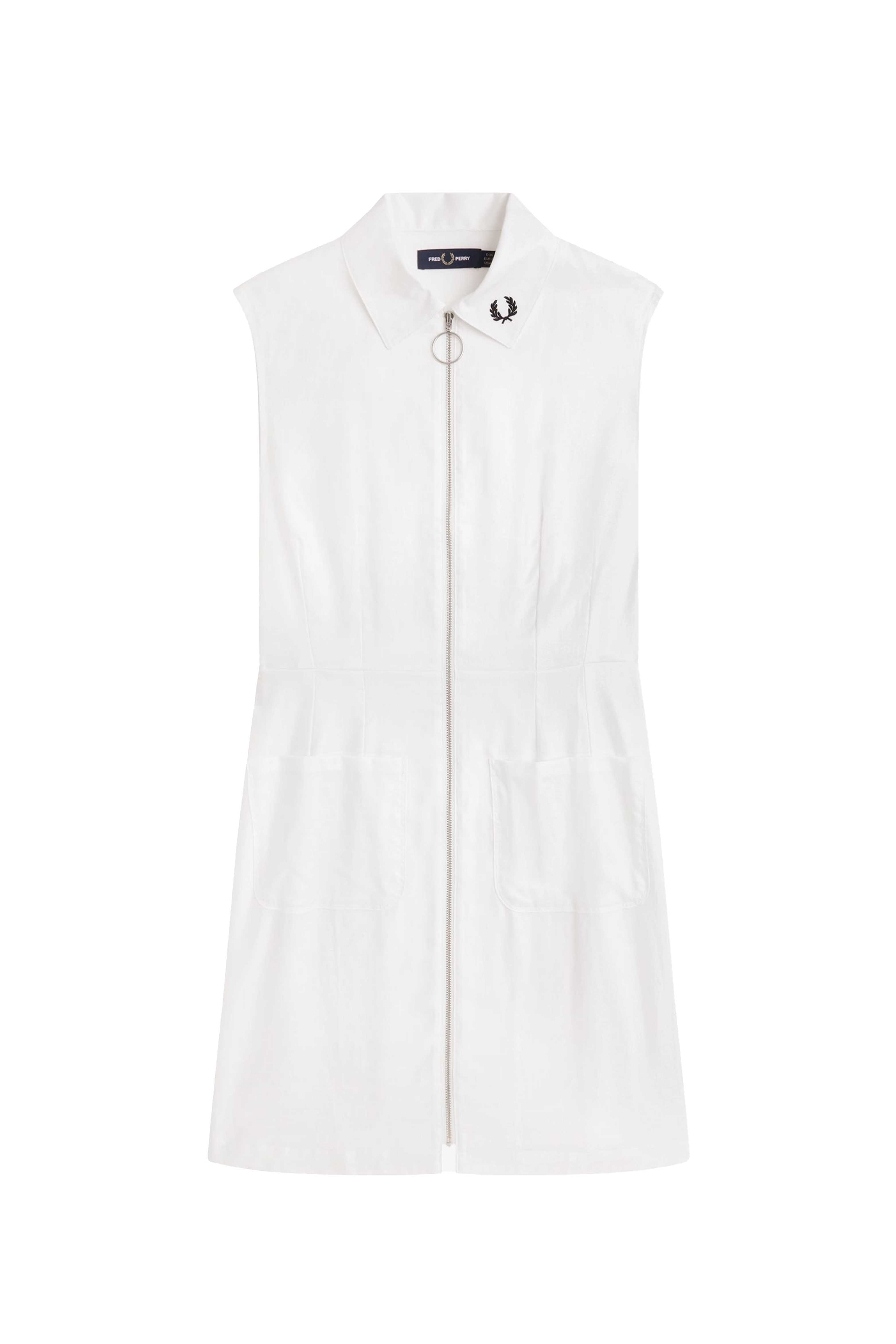 ZIP-THROUGH SHIRT DRESS