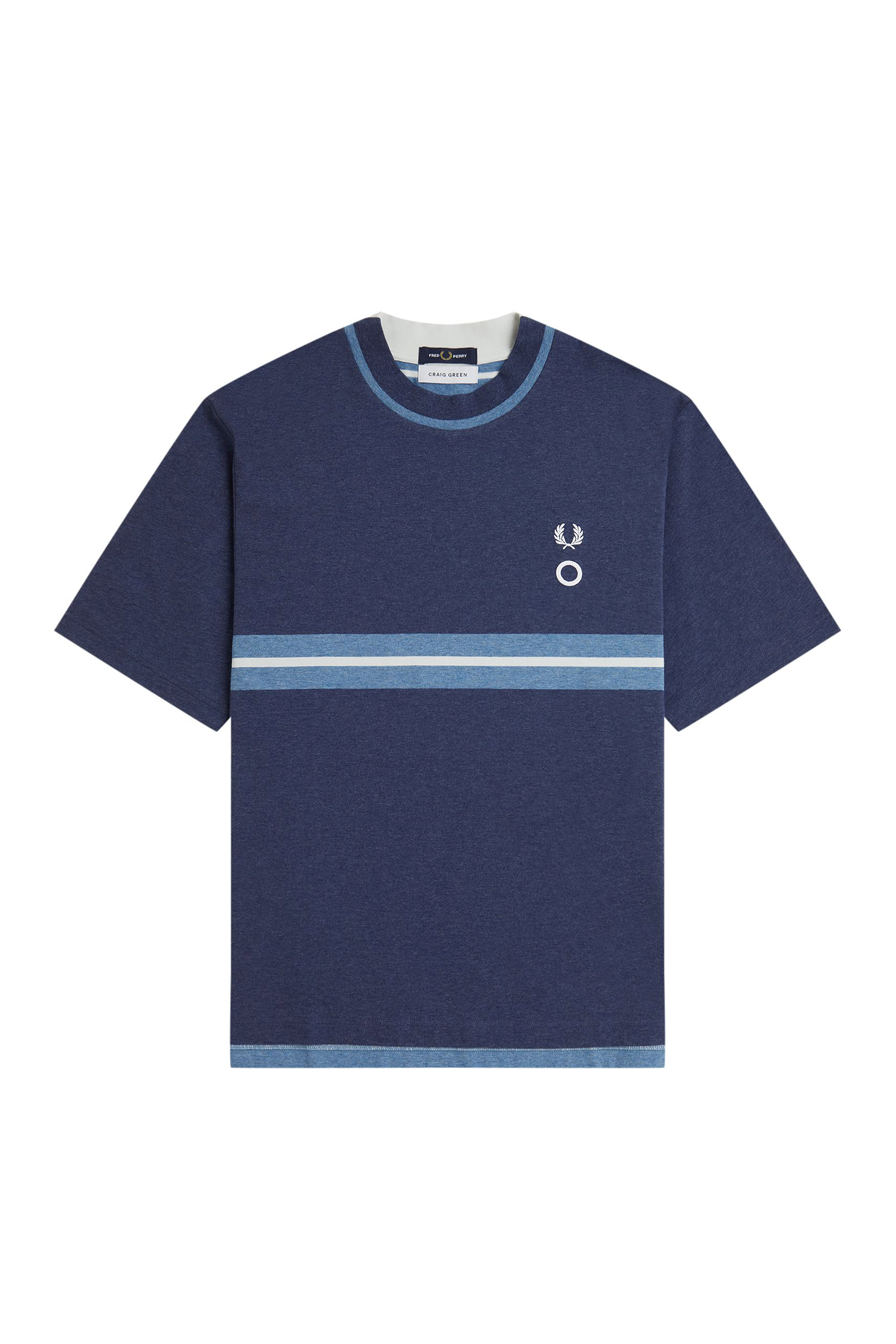 FRED PERRY x CRAIG GREEN MEN'S HALF & HALF T-SHIRT