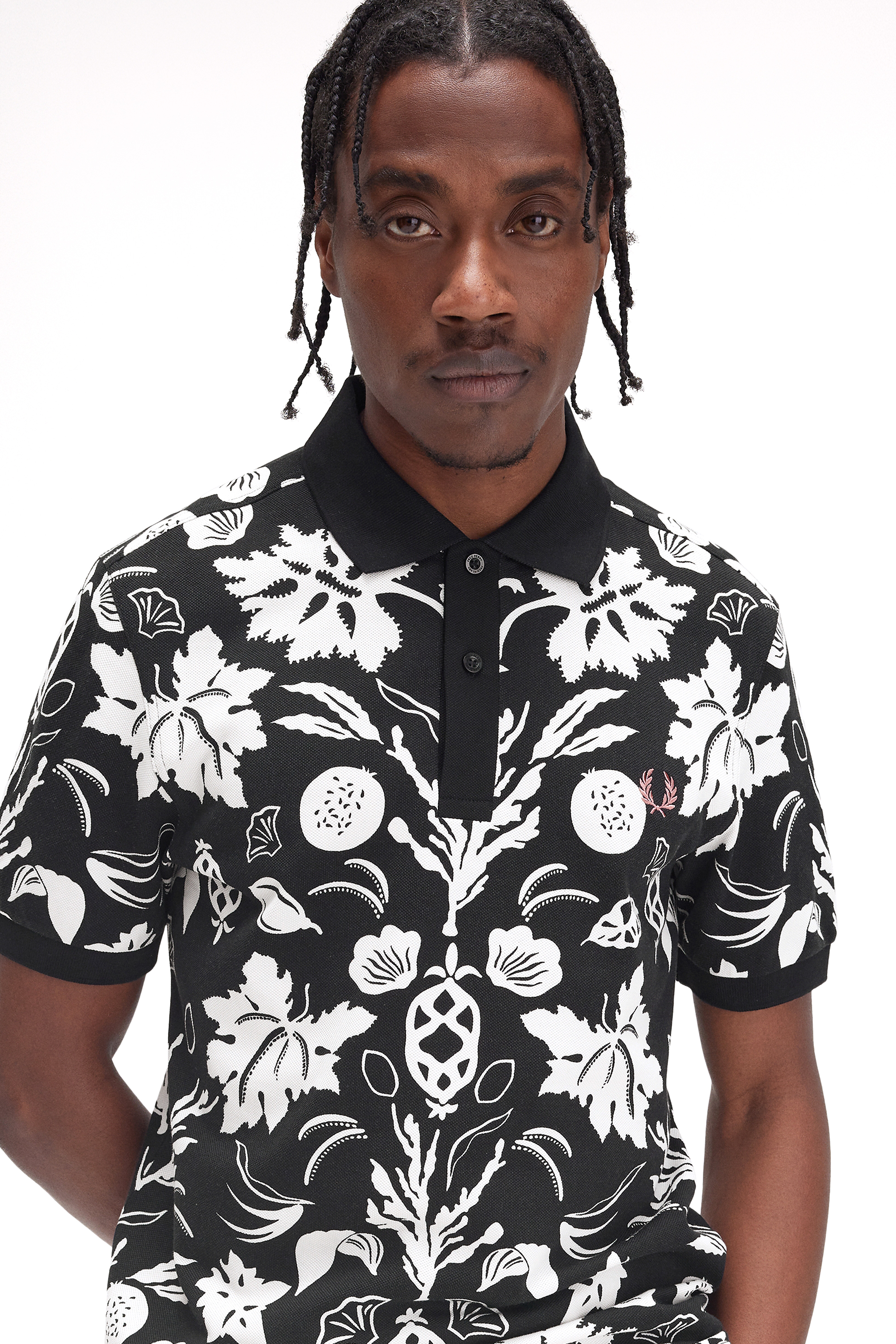 BOTANICAL PRINT POLO SHIRT thumbnail 5