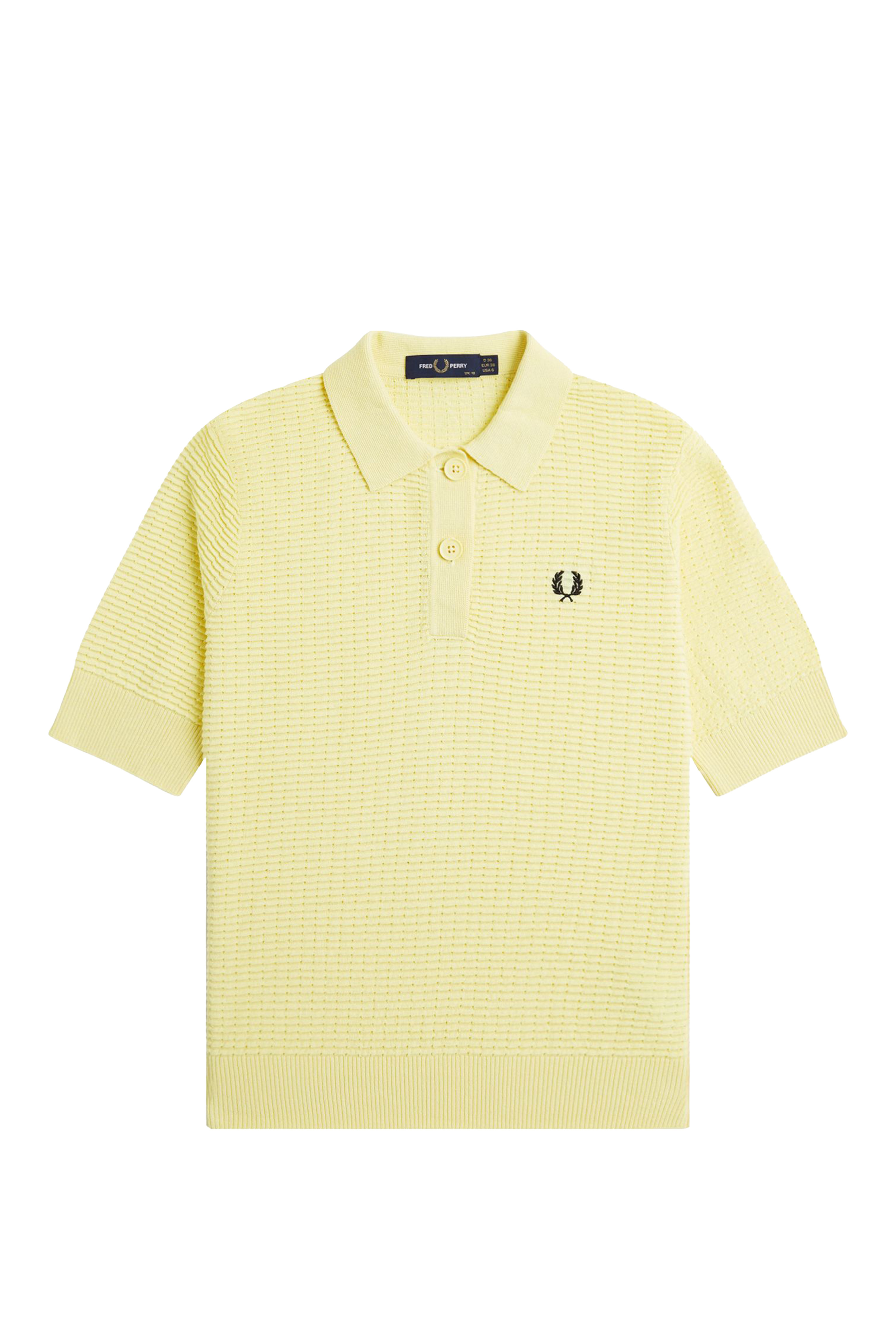 TEXTURED KNIT POLO SHIRT