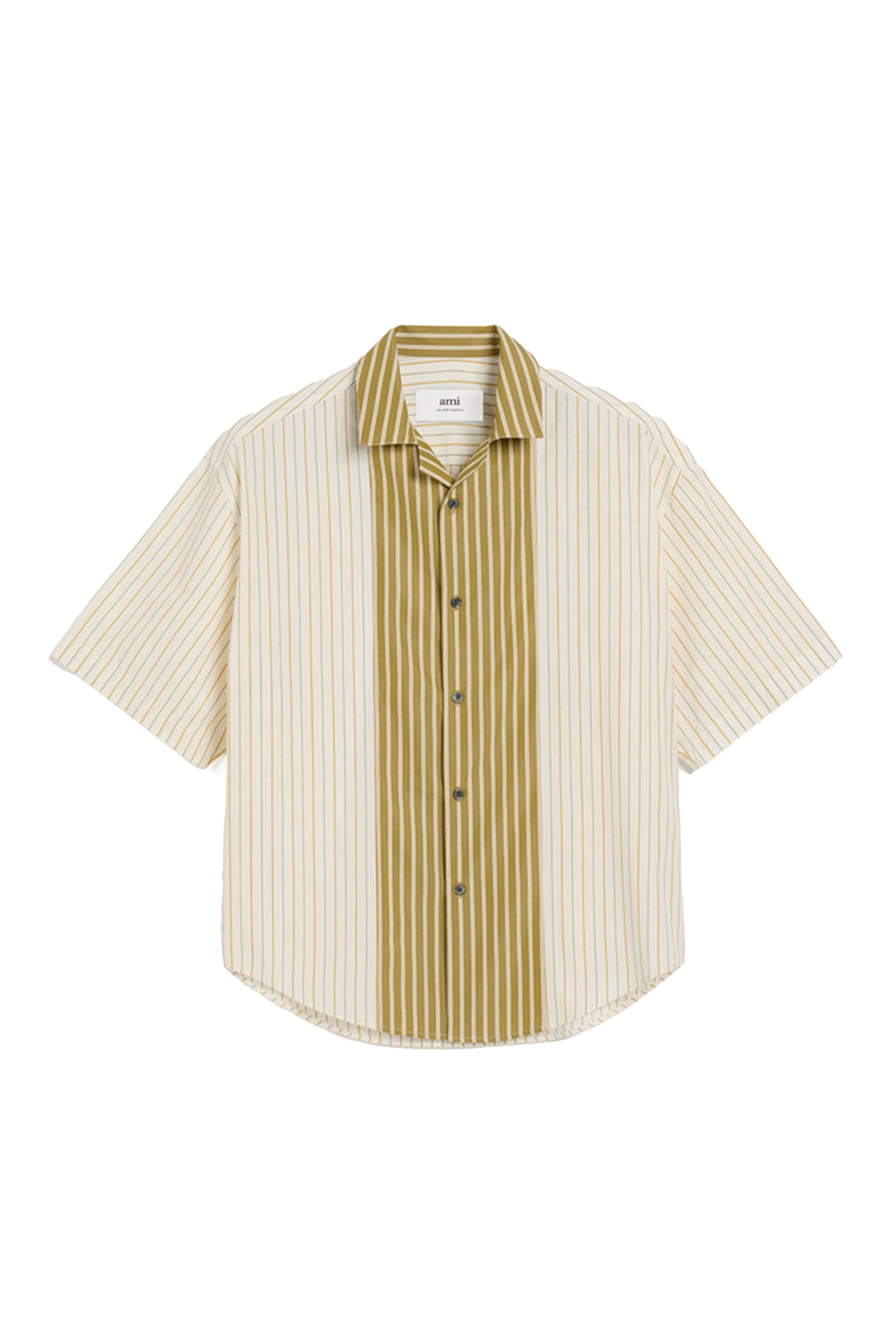 MEN'S CUT & SEW CAMP COLLAR BOXY S/S SHIRT