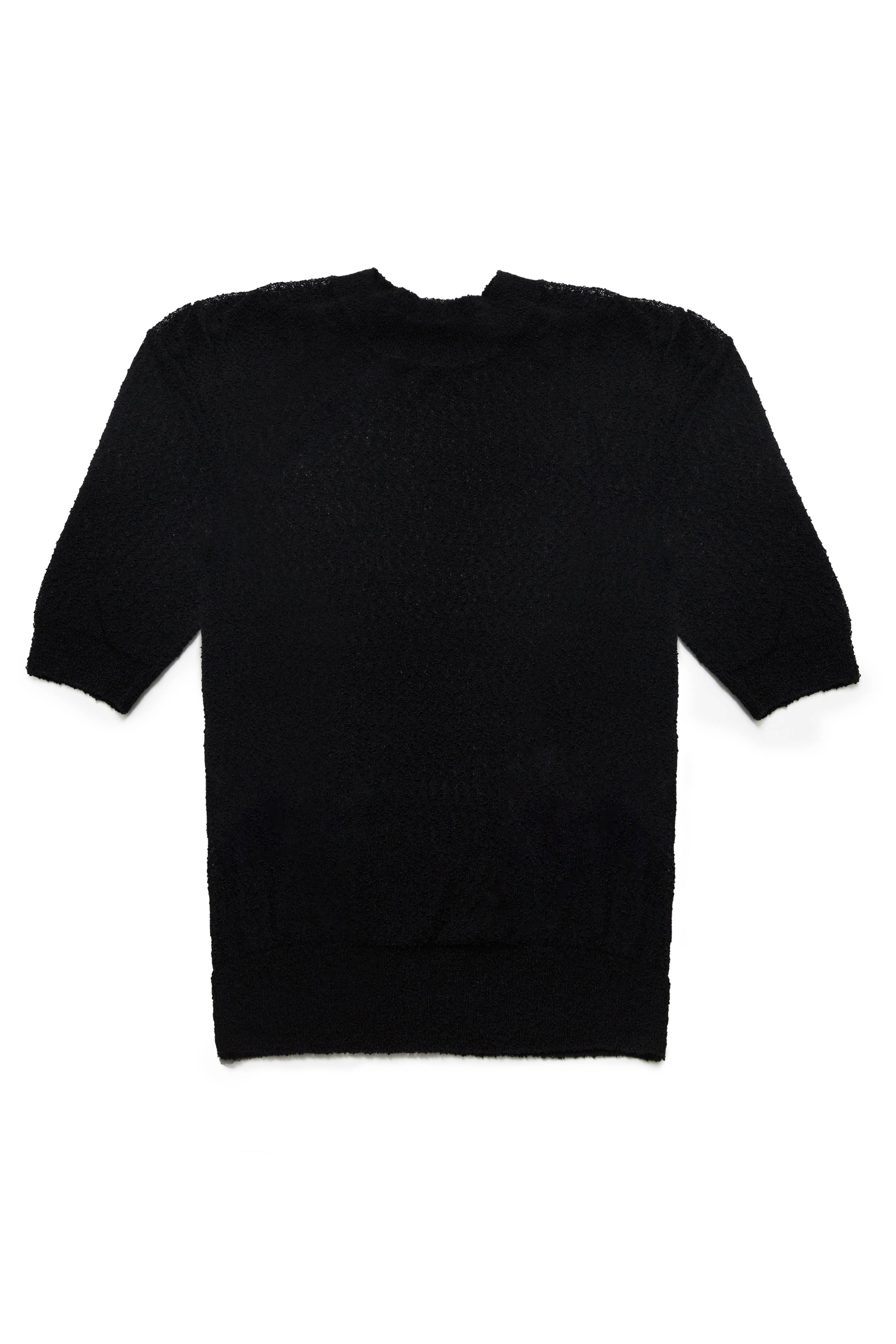 SHEER CROPPED T-SHIRT